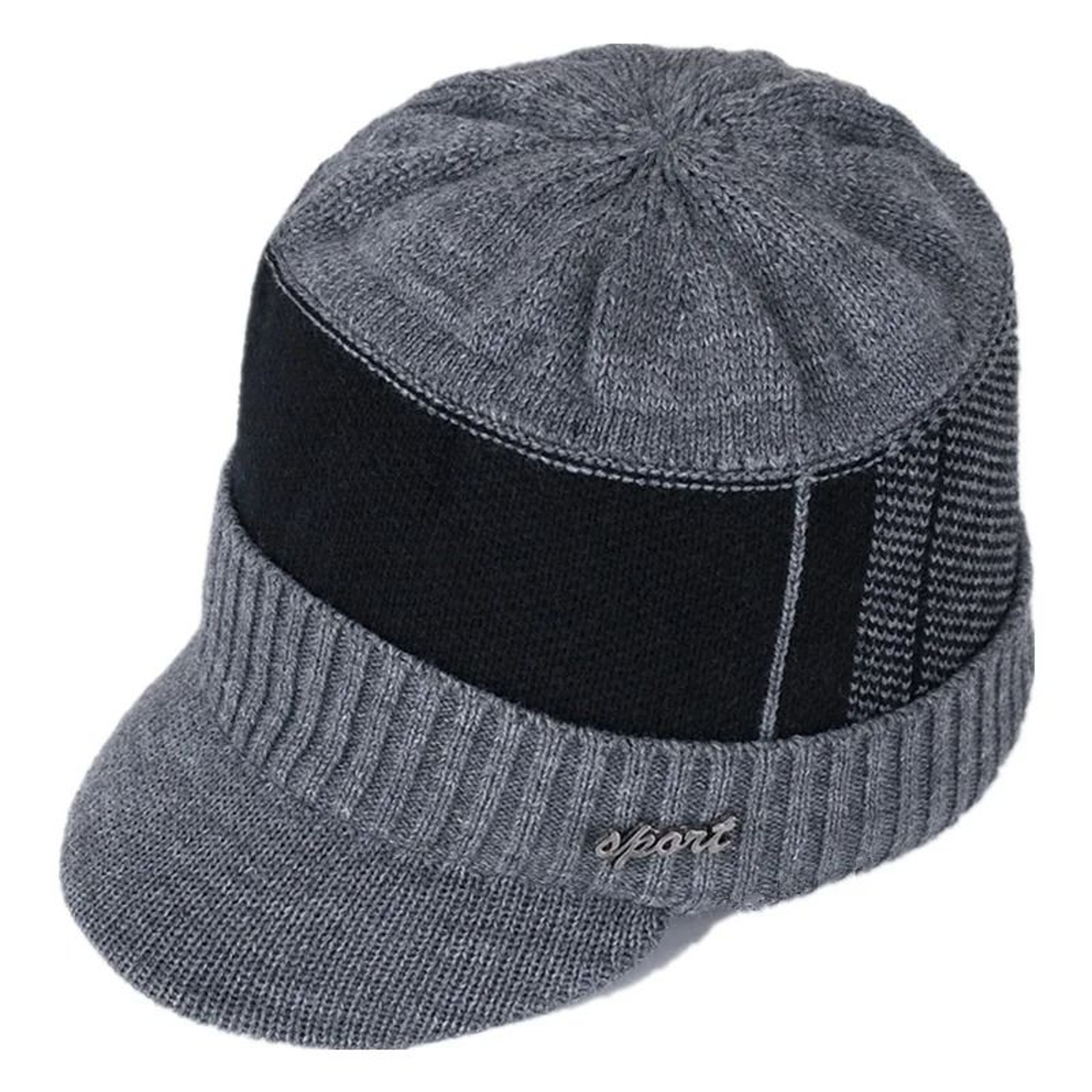 Premium Unisex Warm Winter Hat With Brim  Fur Lining 4