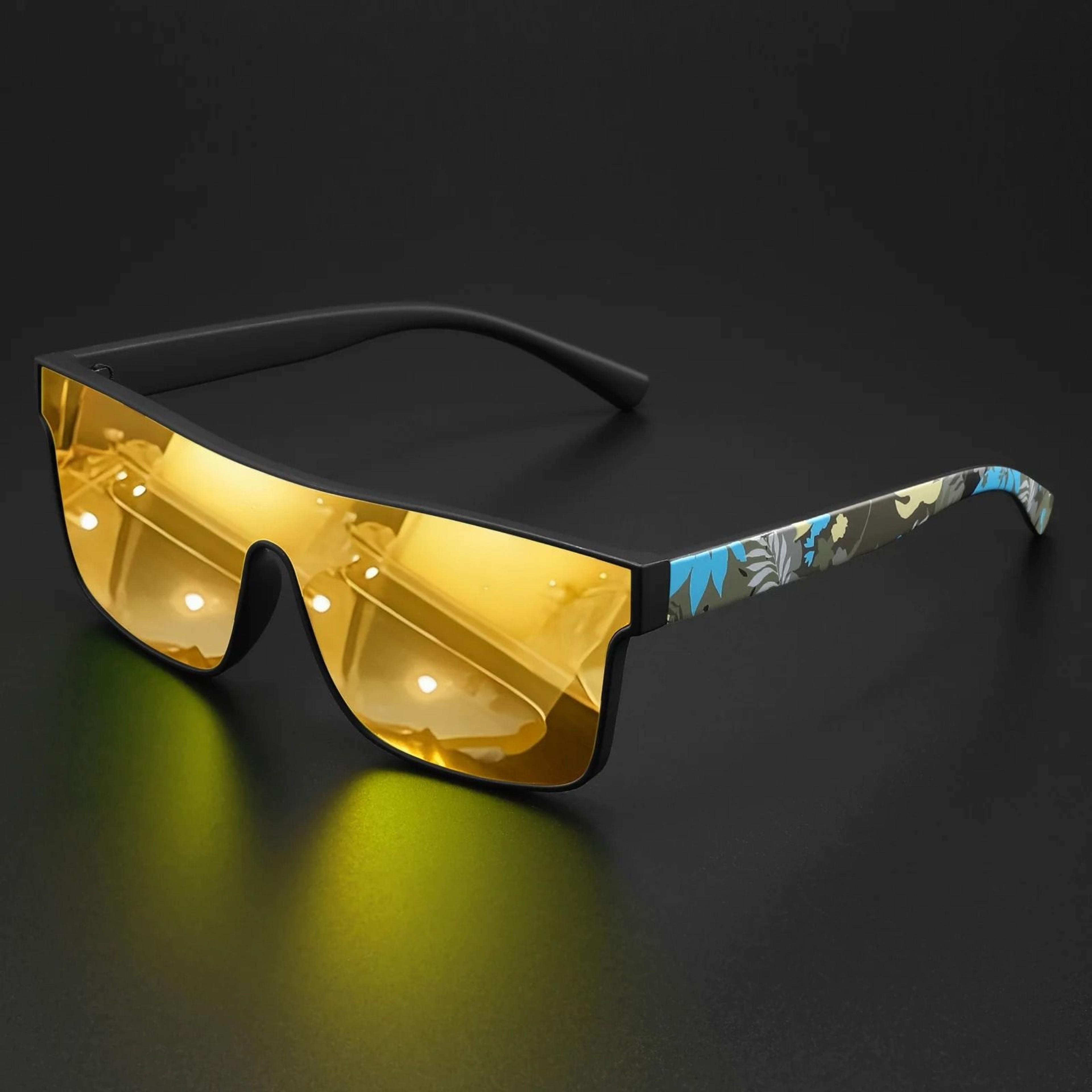 Colorful Square Sports Sunglasses 11