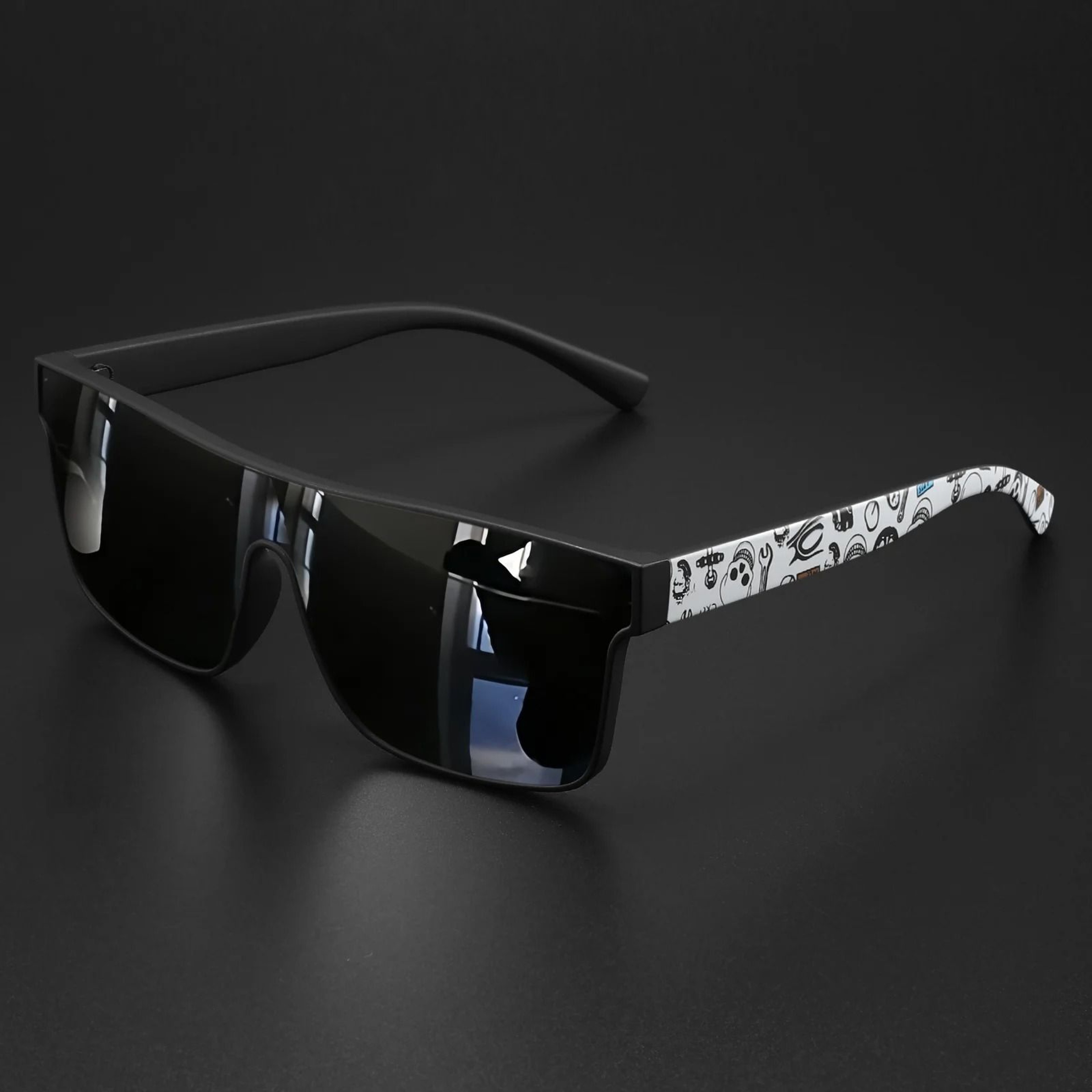 Colorful Square Sports Sunglasses 8