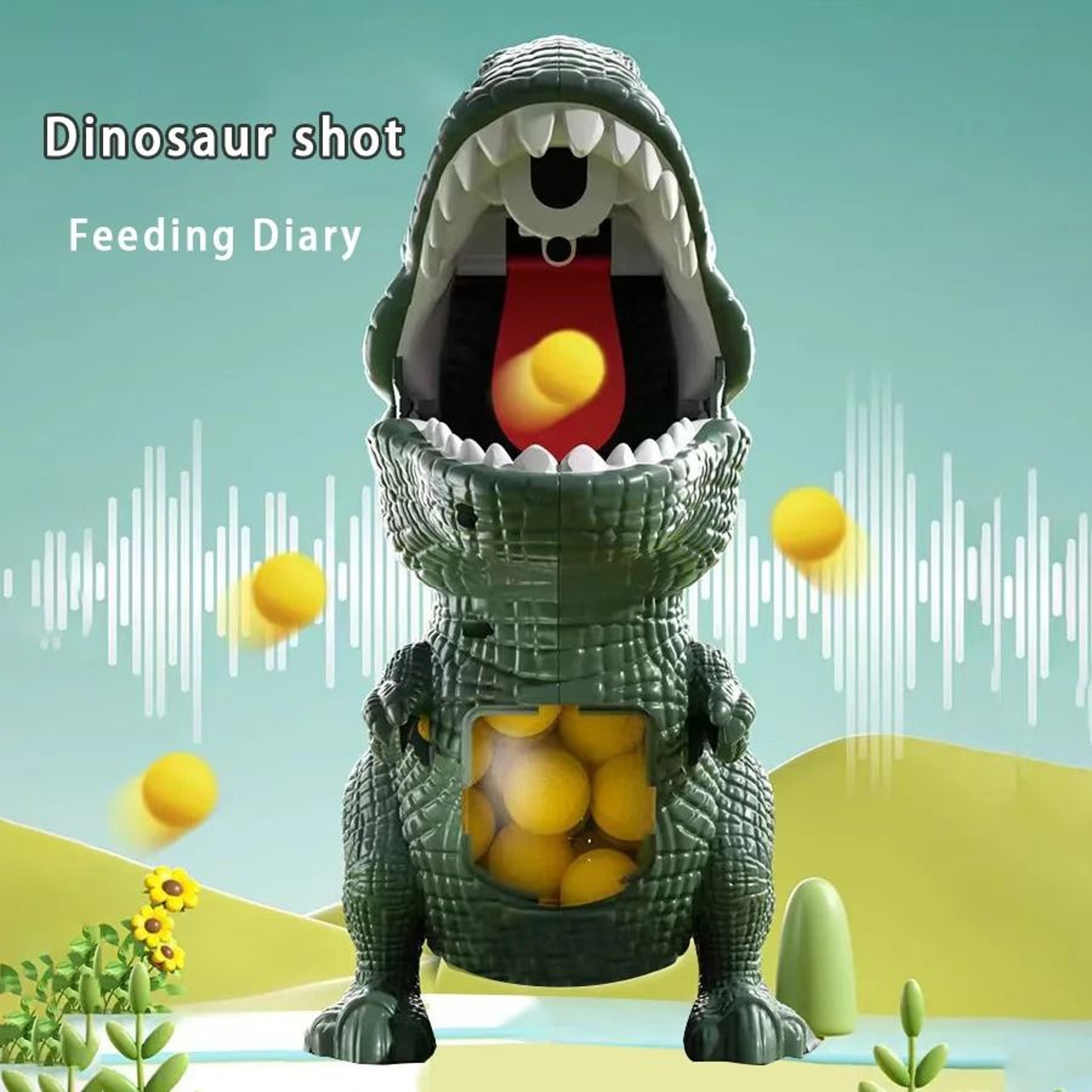 Dinosaur Shooting Toy Set Tyrannosaurus Rex 1
