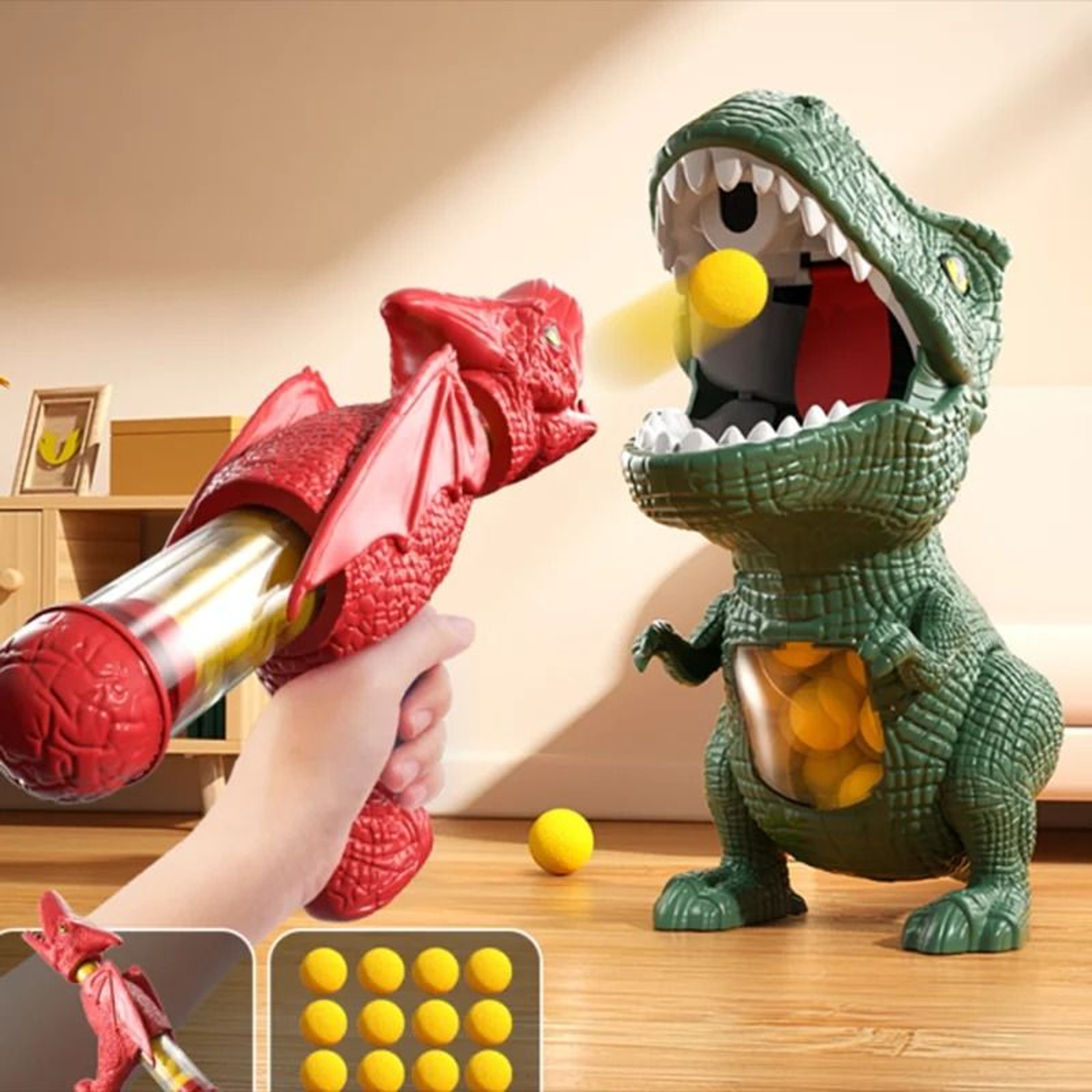 Dinosaur Shooting Toy Set Tyrannosaurus Rex 6