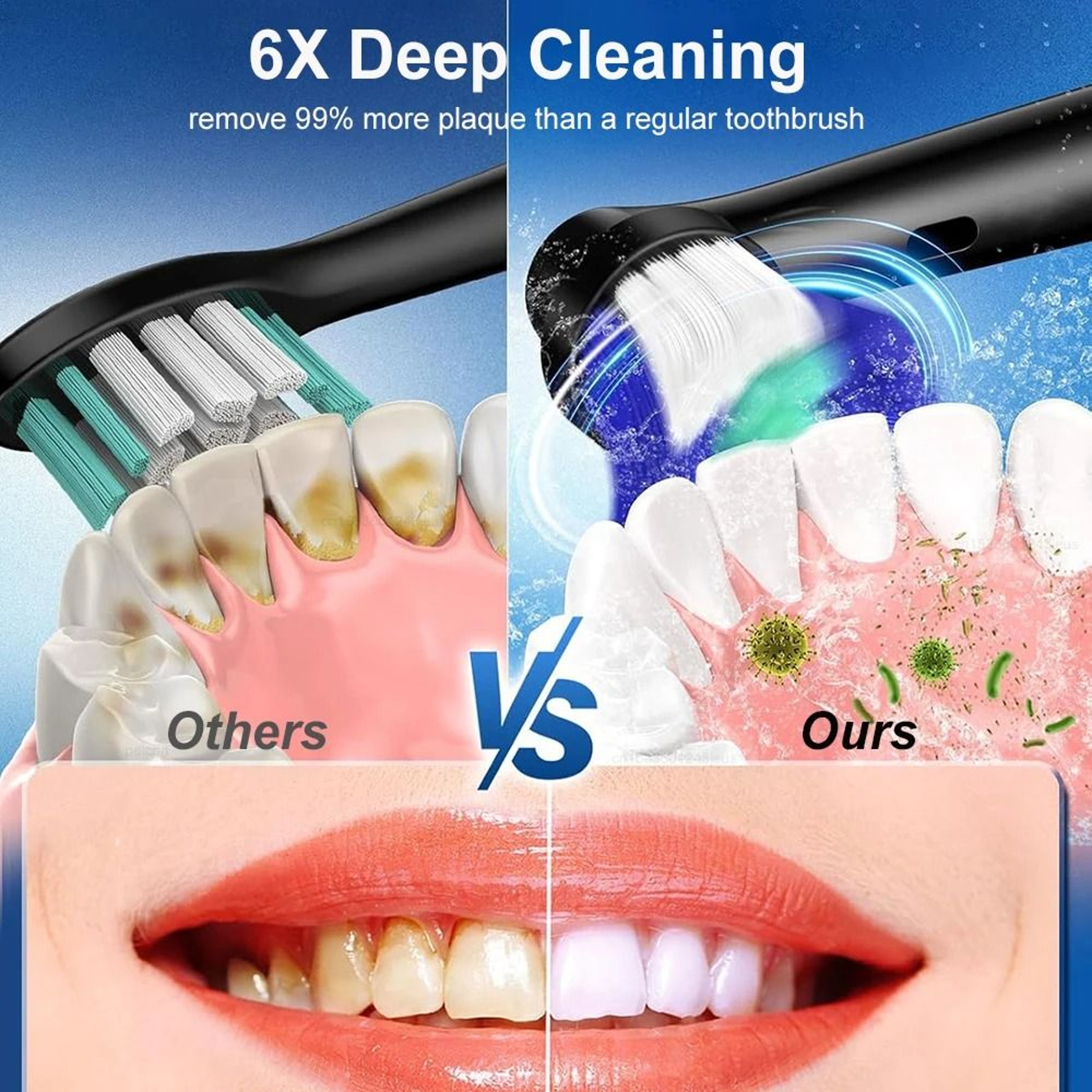 Electric Rotary Rechargeable Toothbrush For Adults 3