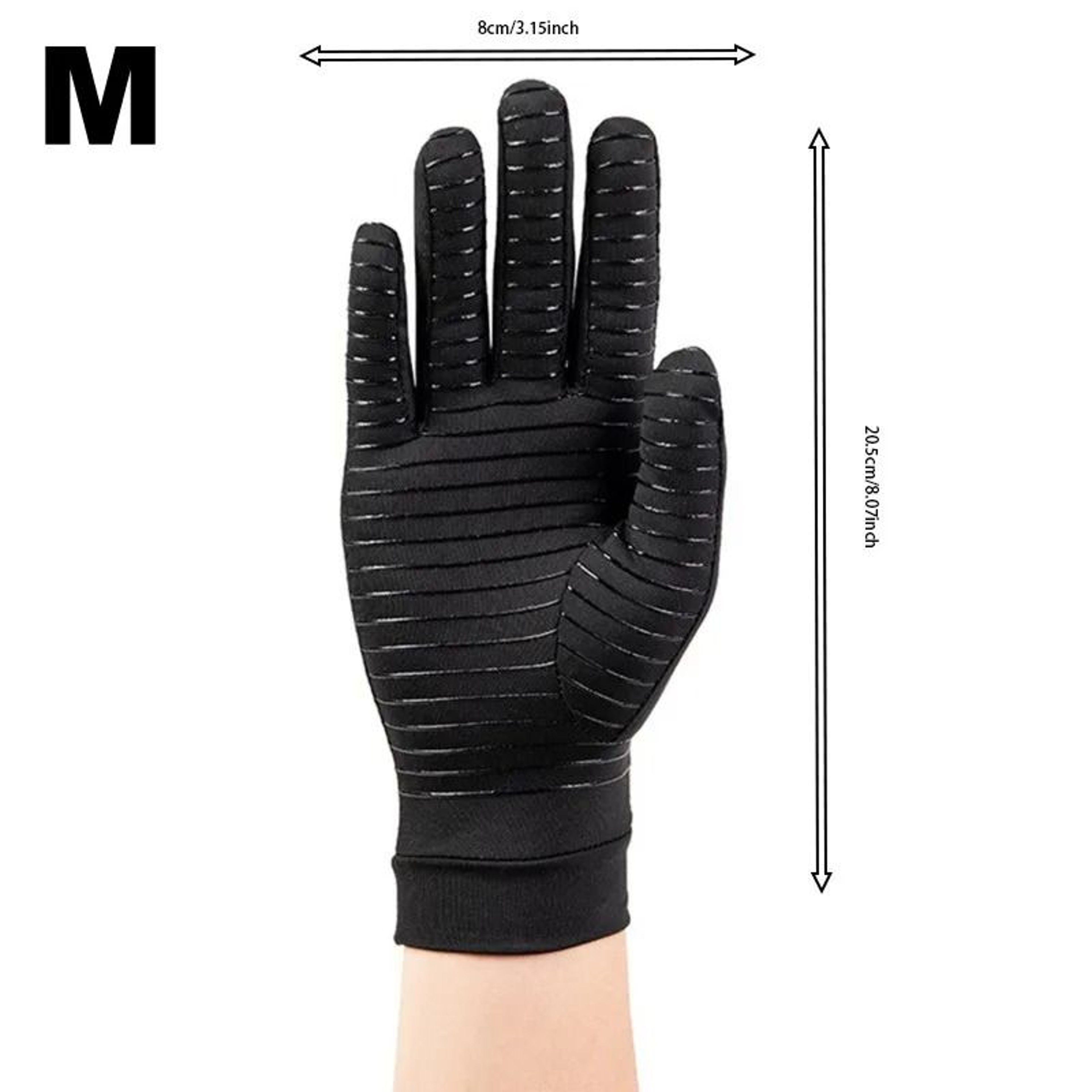 Copper Compression Arthritis Gloves 8