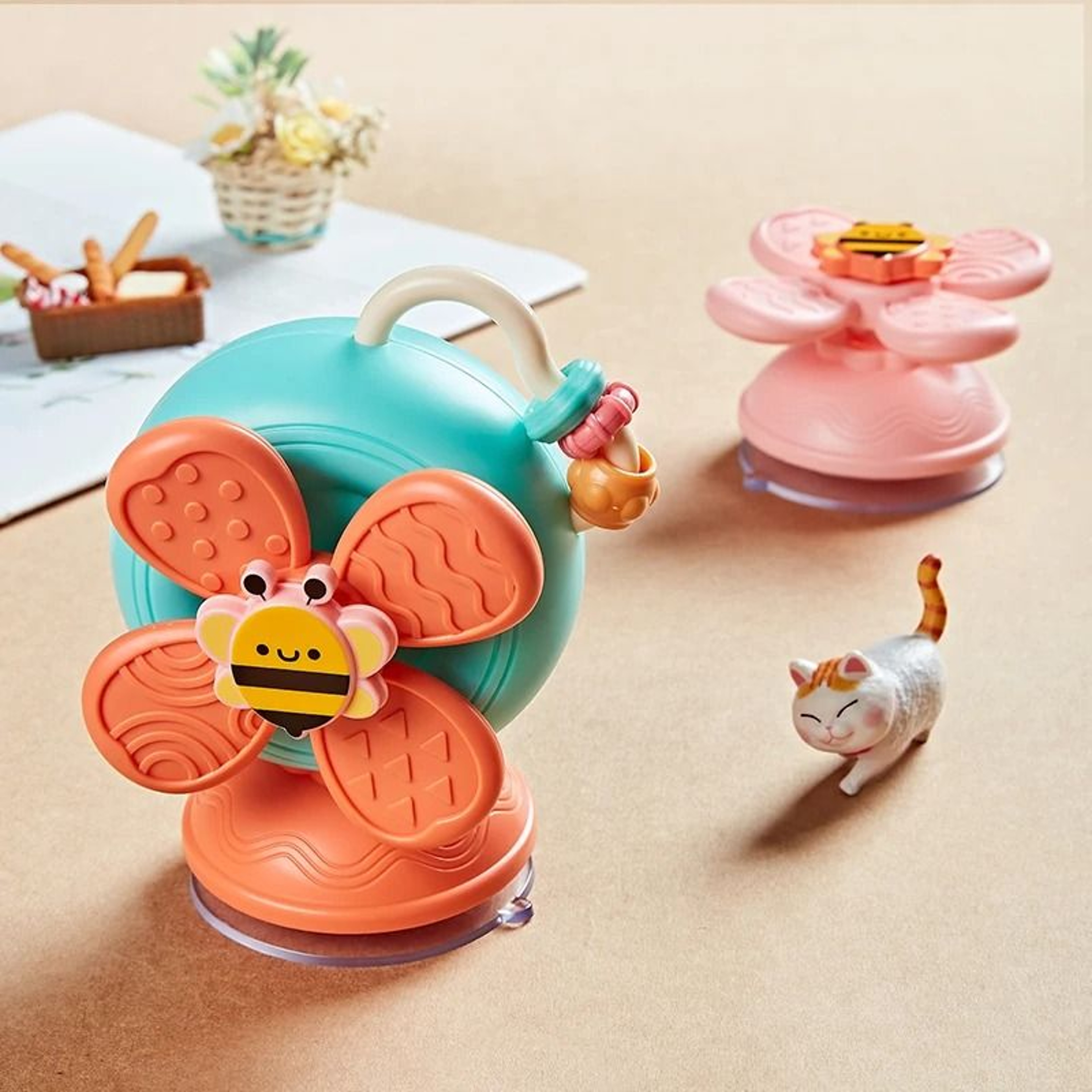 Snail Windmill Sensory Suction Cup Toy 4
