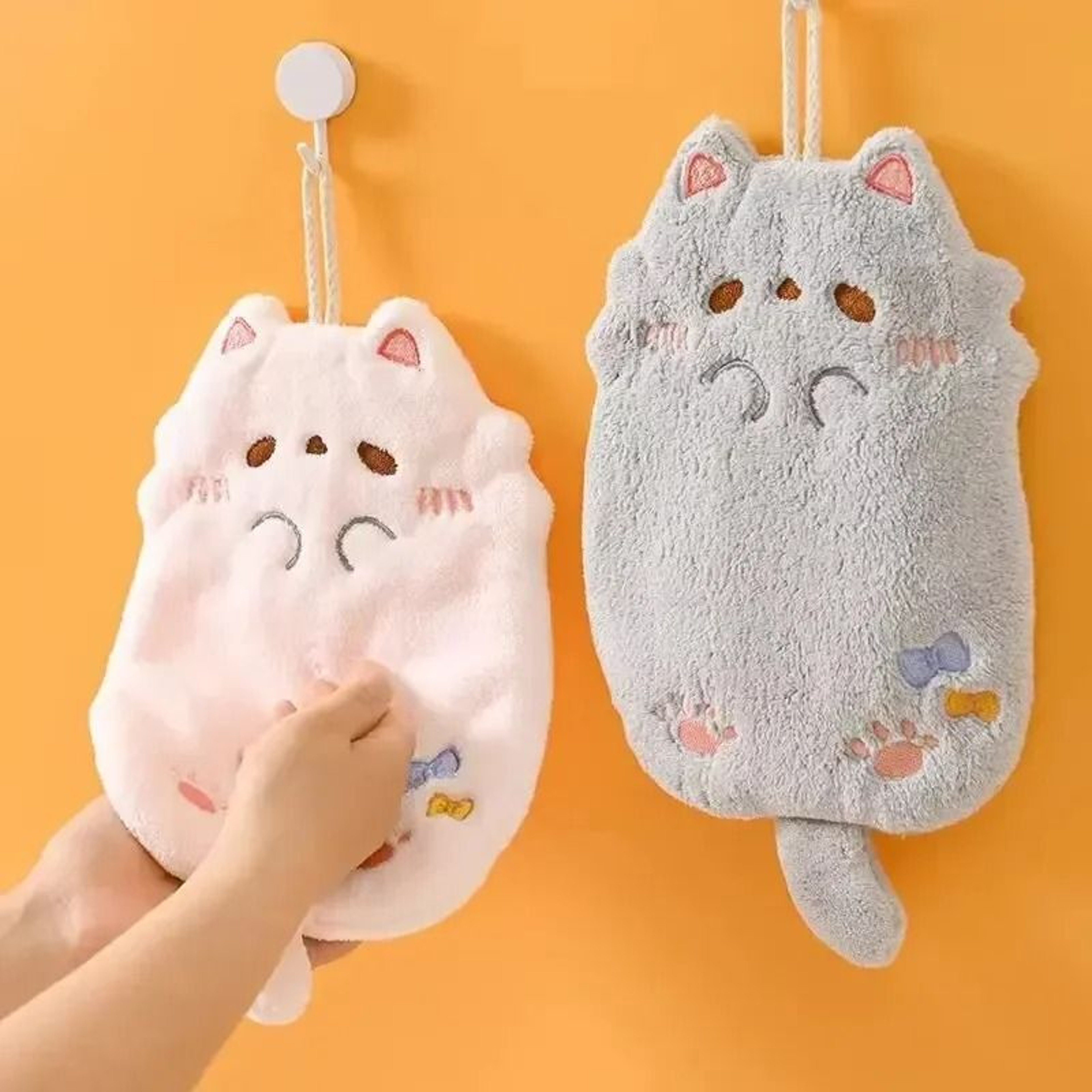 Cartoon Pattern Hanging Hand Towel 0