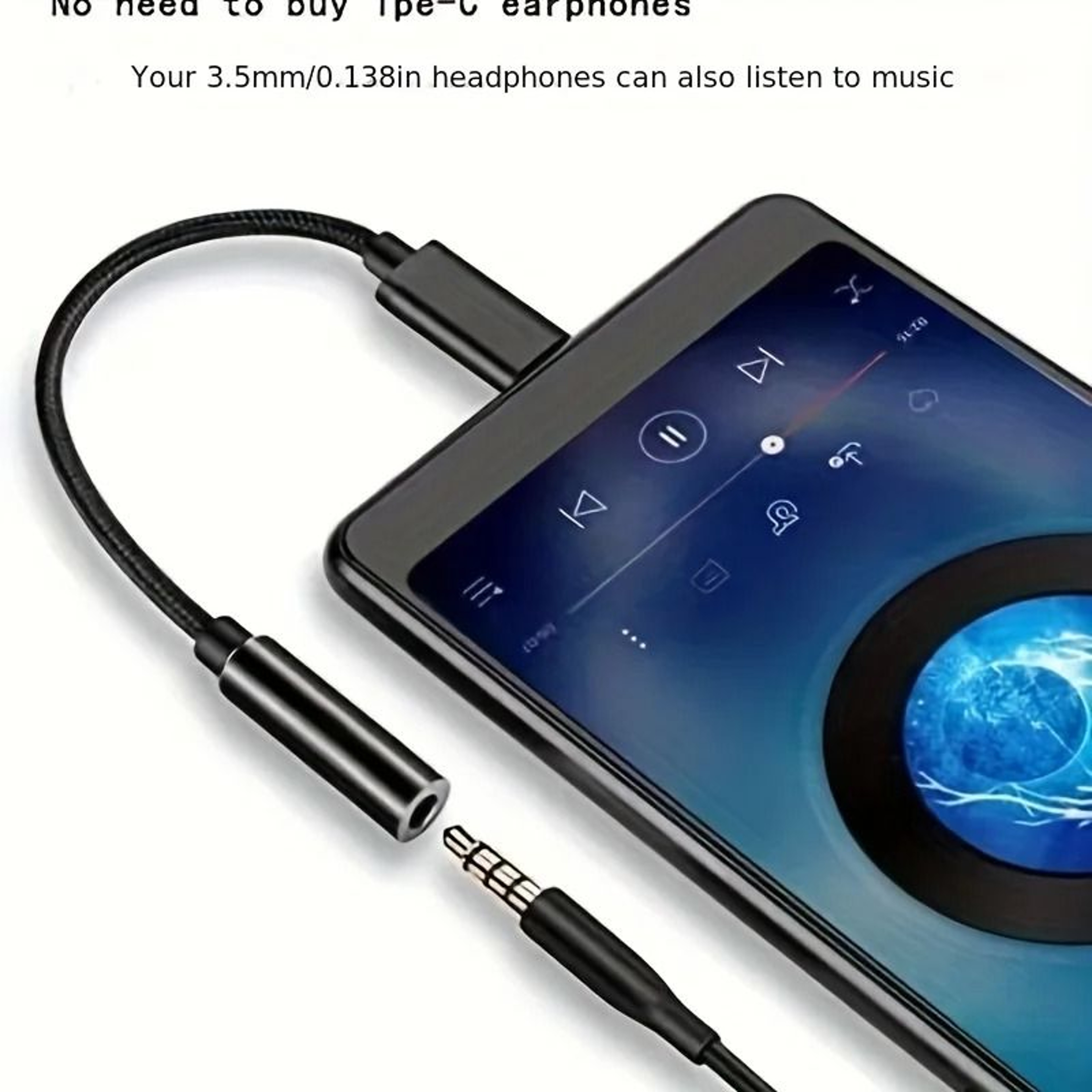 USB TypeC To 35mm HiFi Audio Adapter 1