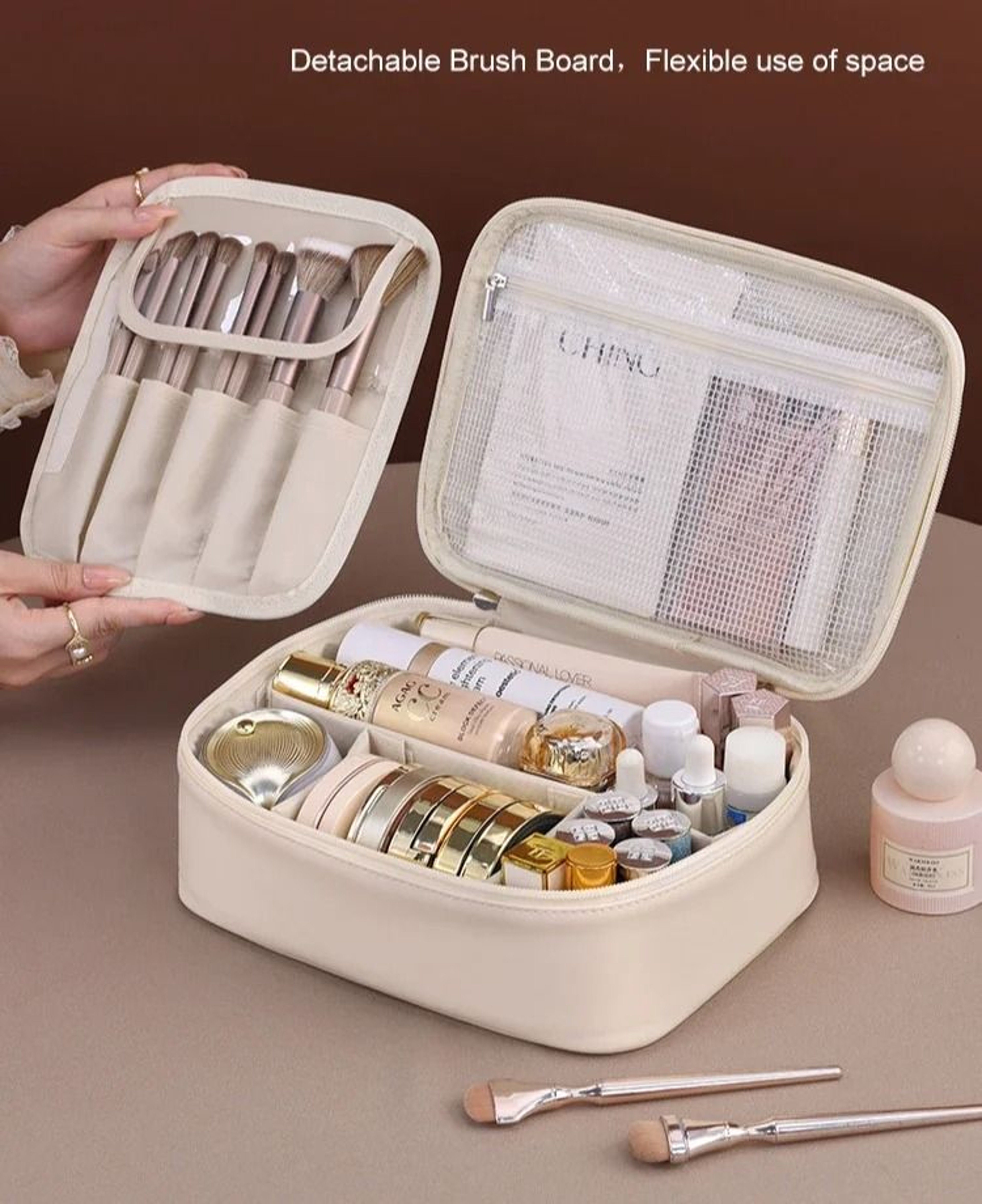 Double Layer Luxury Cosmetics Organizer 3