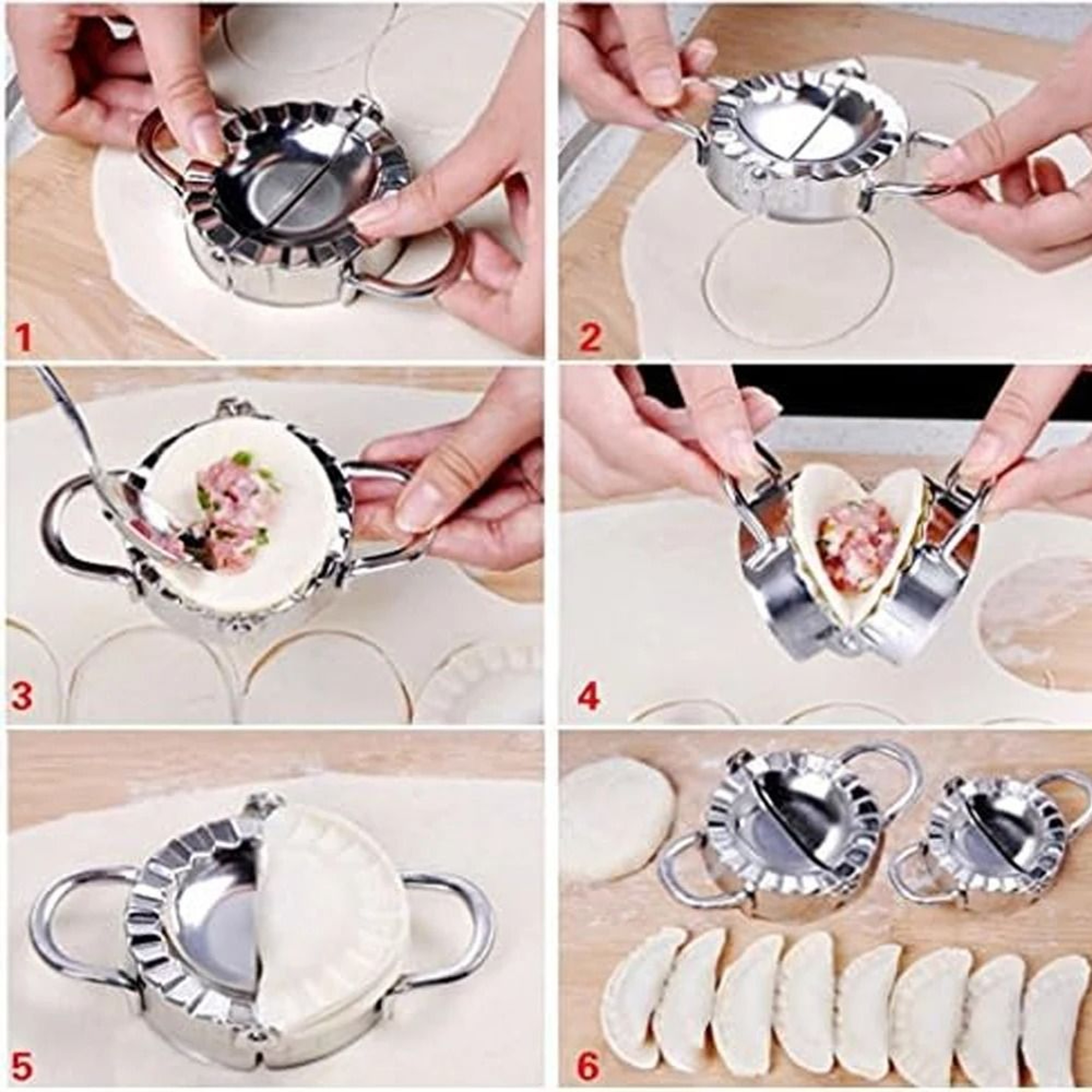 Stainless Steel Dumpling Maker  Press Set 3