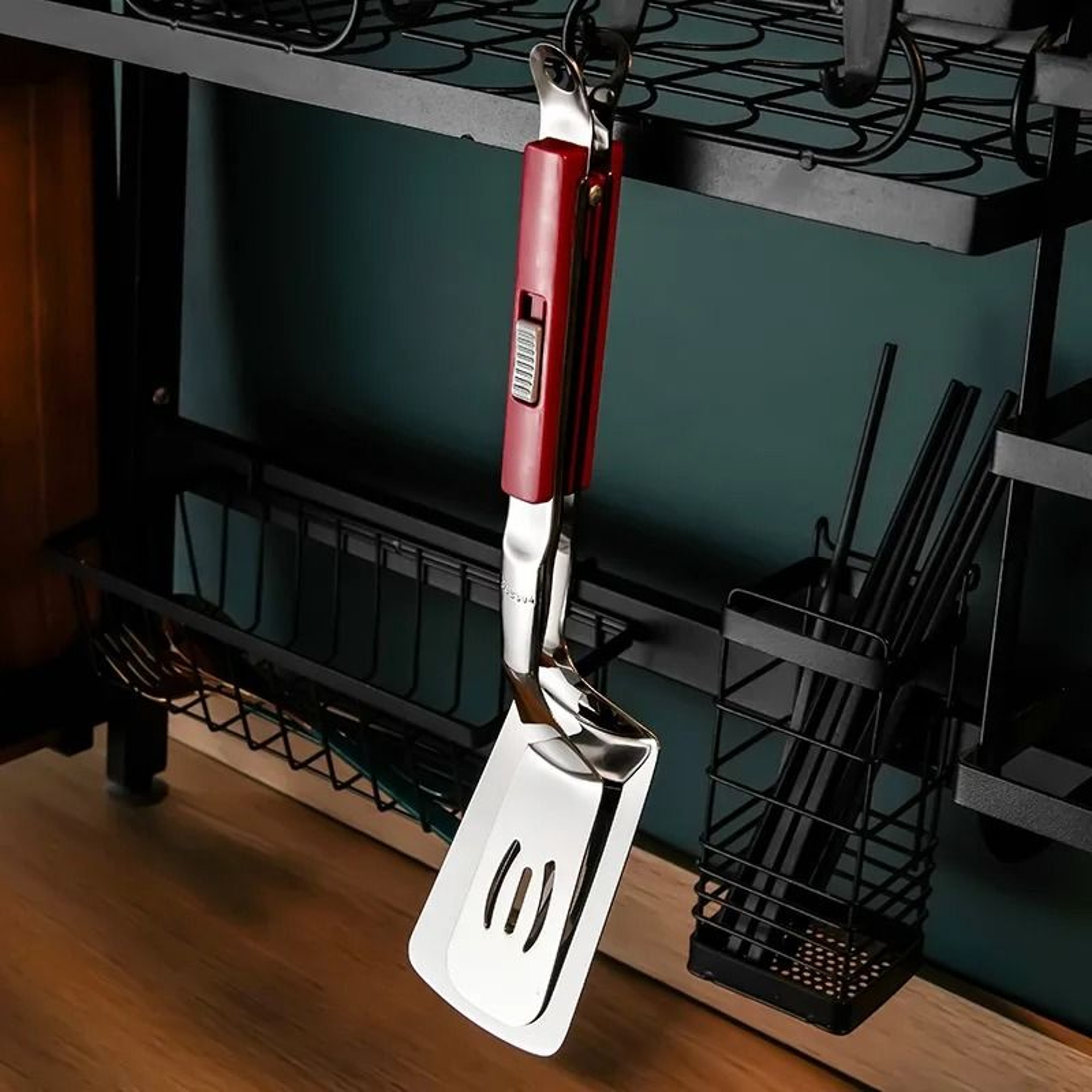 Stainless Steel MultiFunctional Spatula Tongs 7