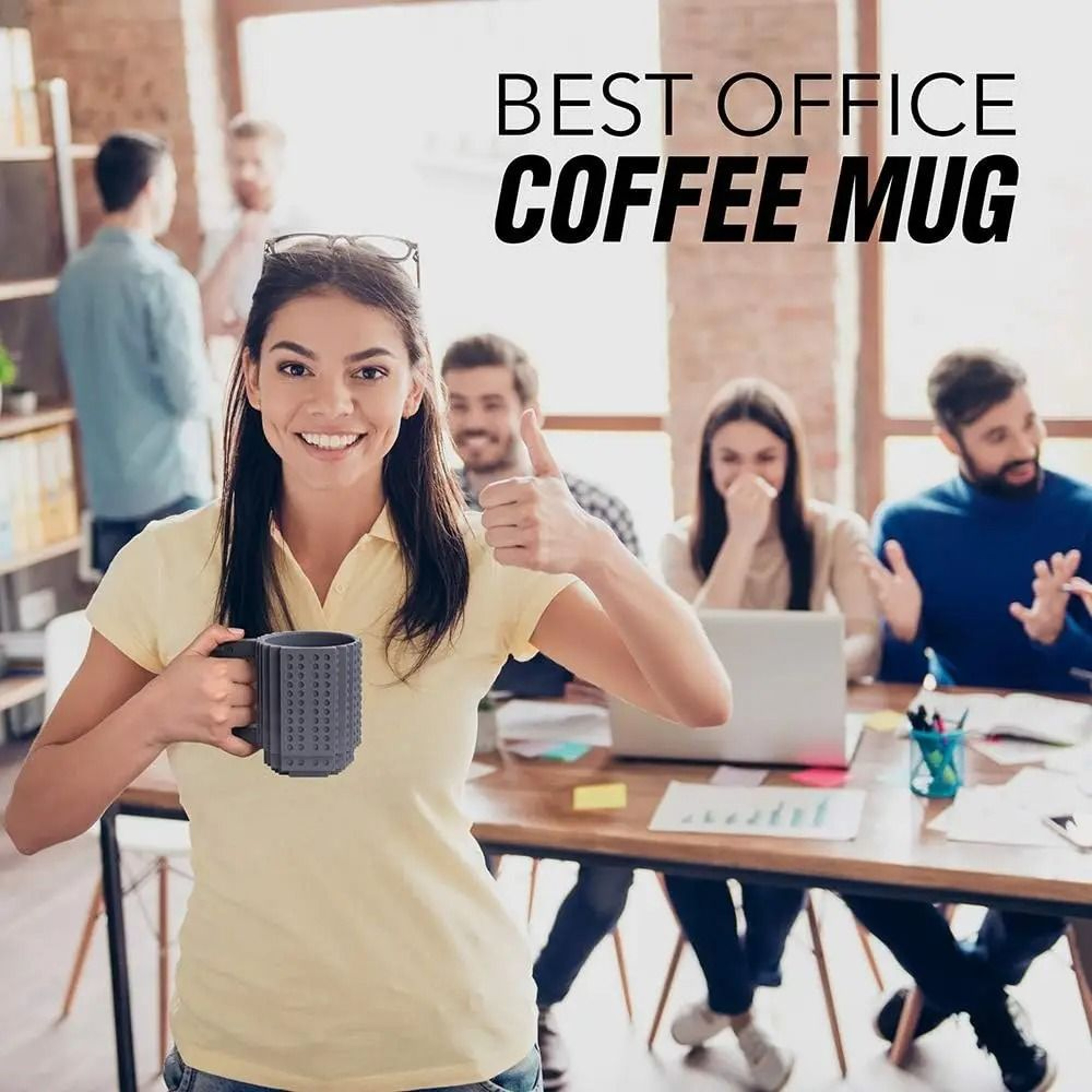 350ML DIY Building Blocks Creative Coffee Mug 1