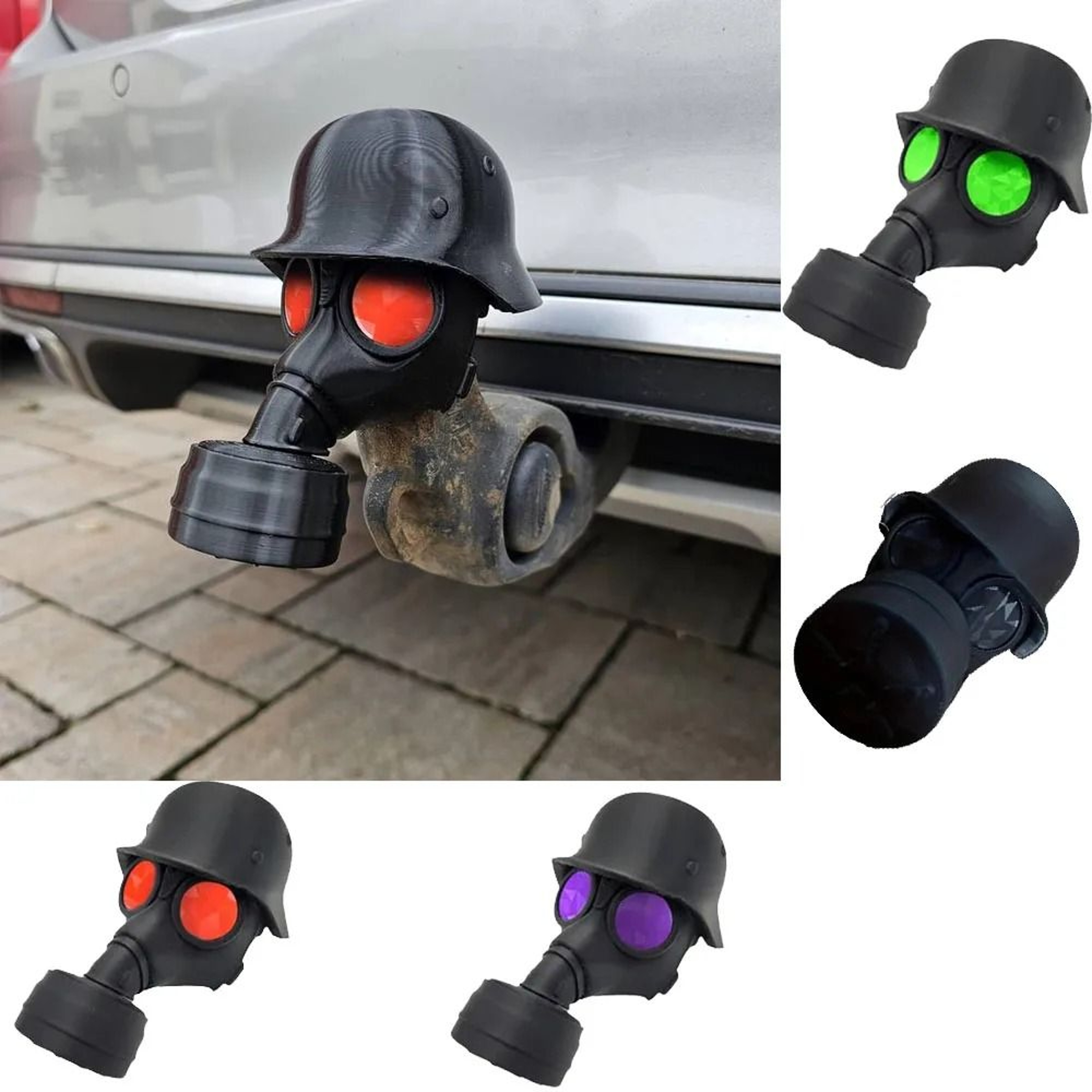 Universal HeavyDuty Steel Helmet Trailer Hitch Cover 0