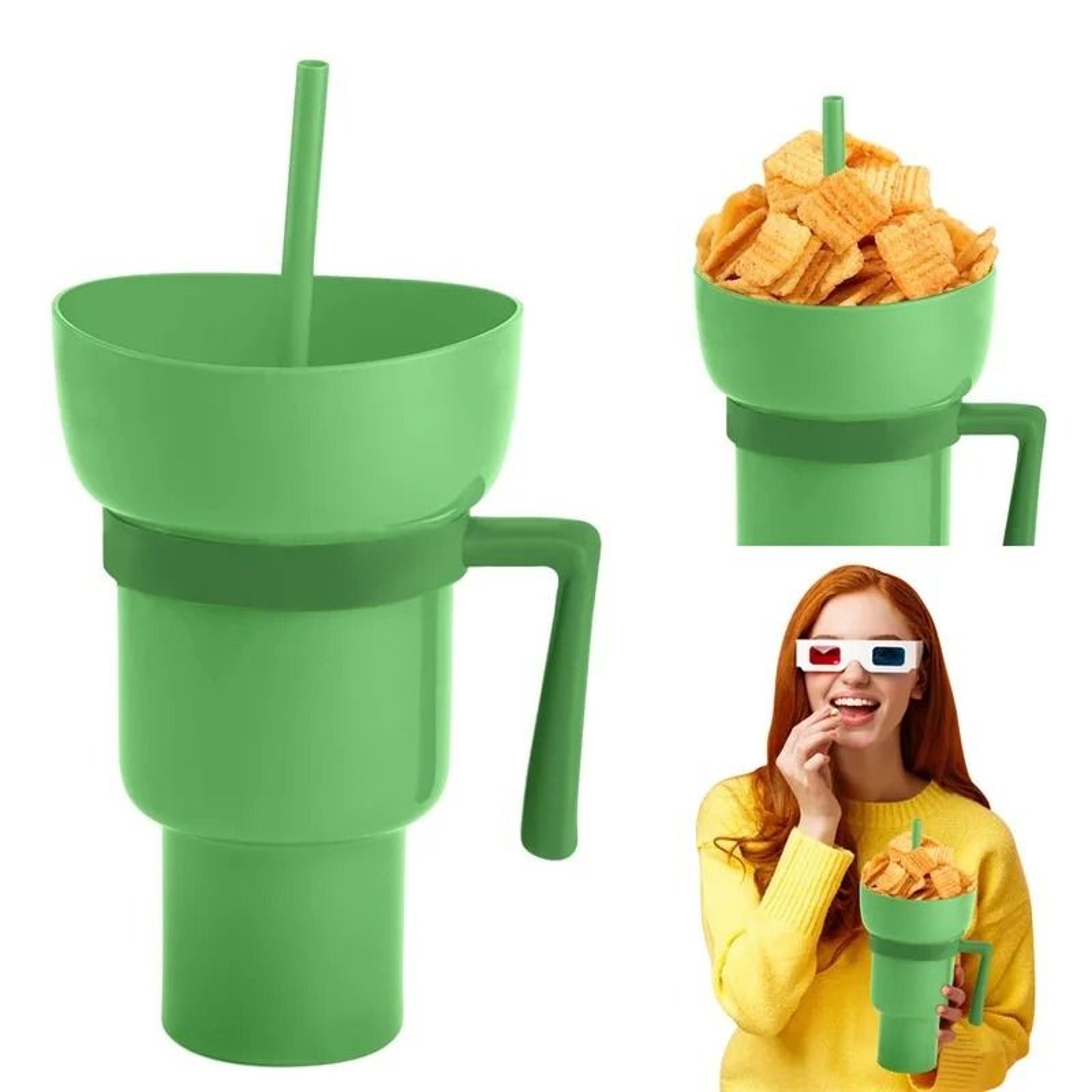 2In1 Stadium Tumbler  Snack Cup 8