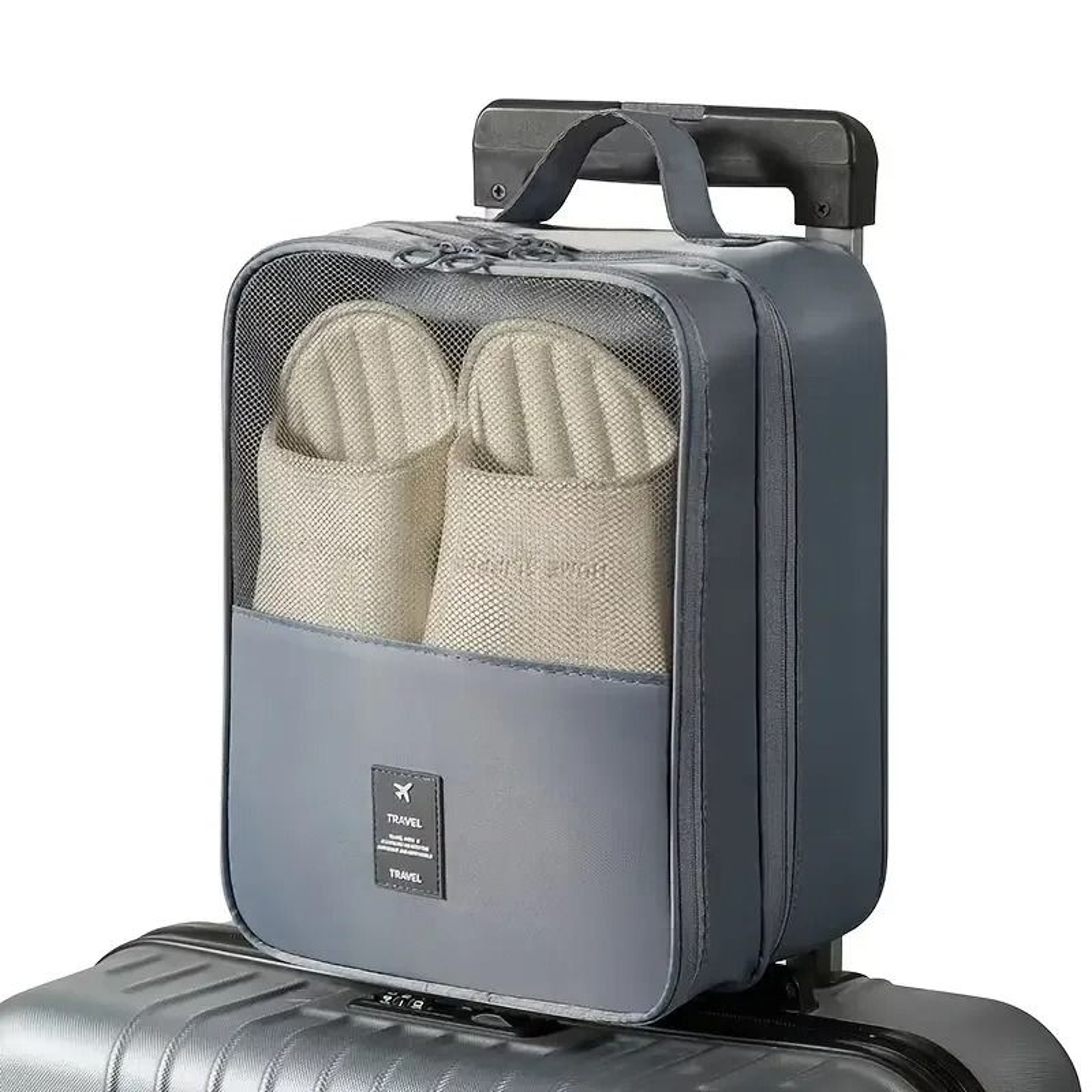 3Layer Portable Travel Shoe Storage Bag 0