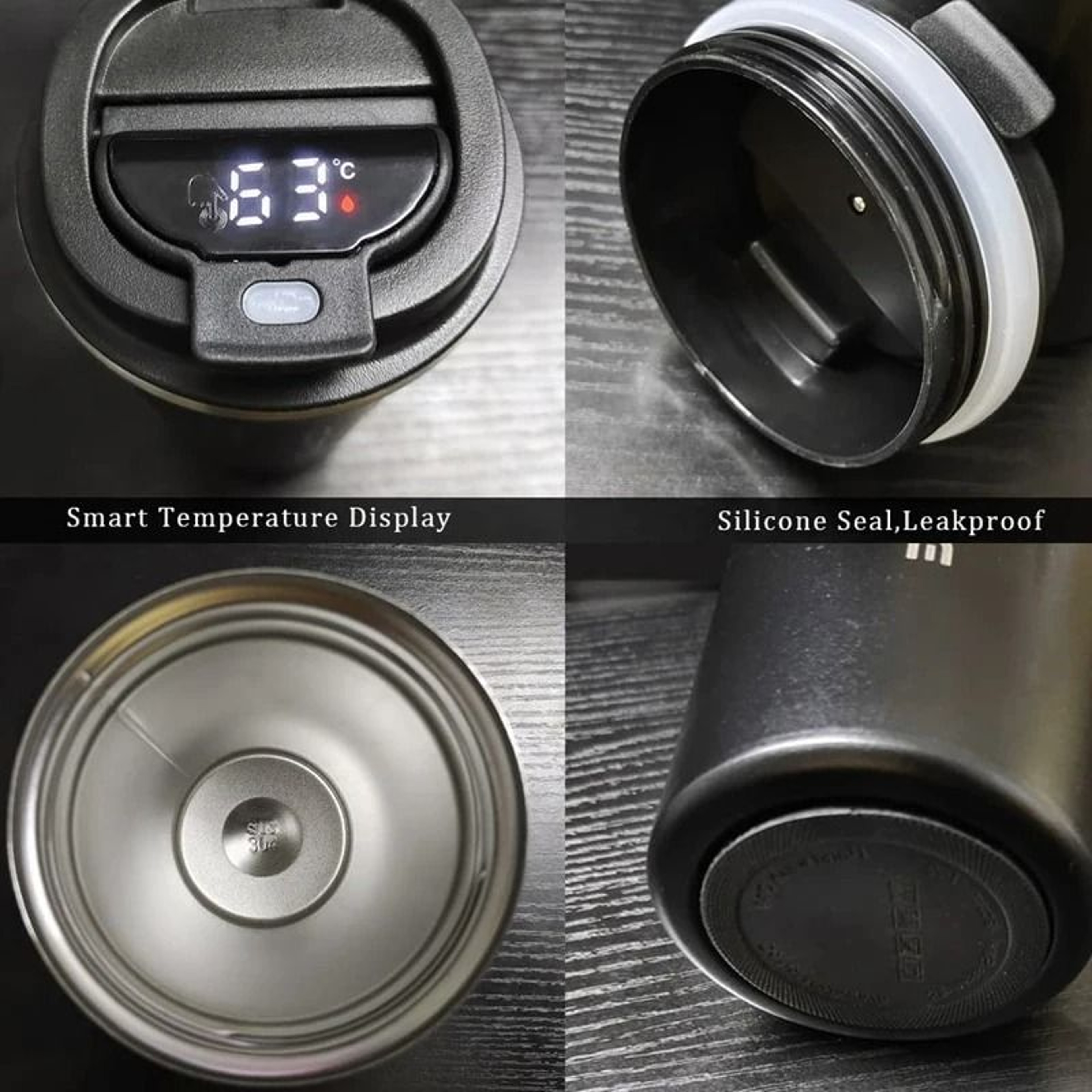 Smart Stainless Steel Tumbler With Temperature Display 4