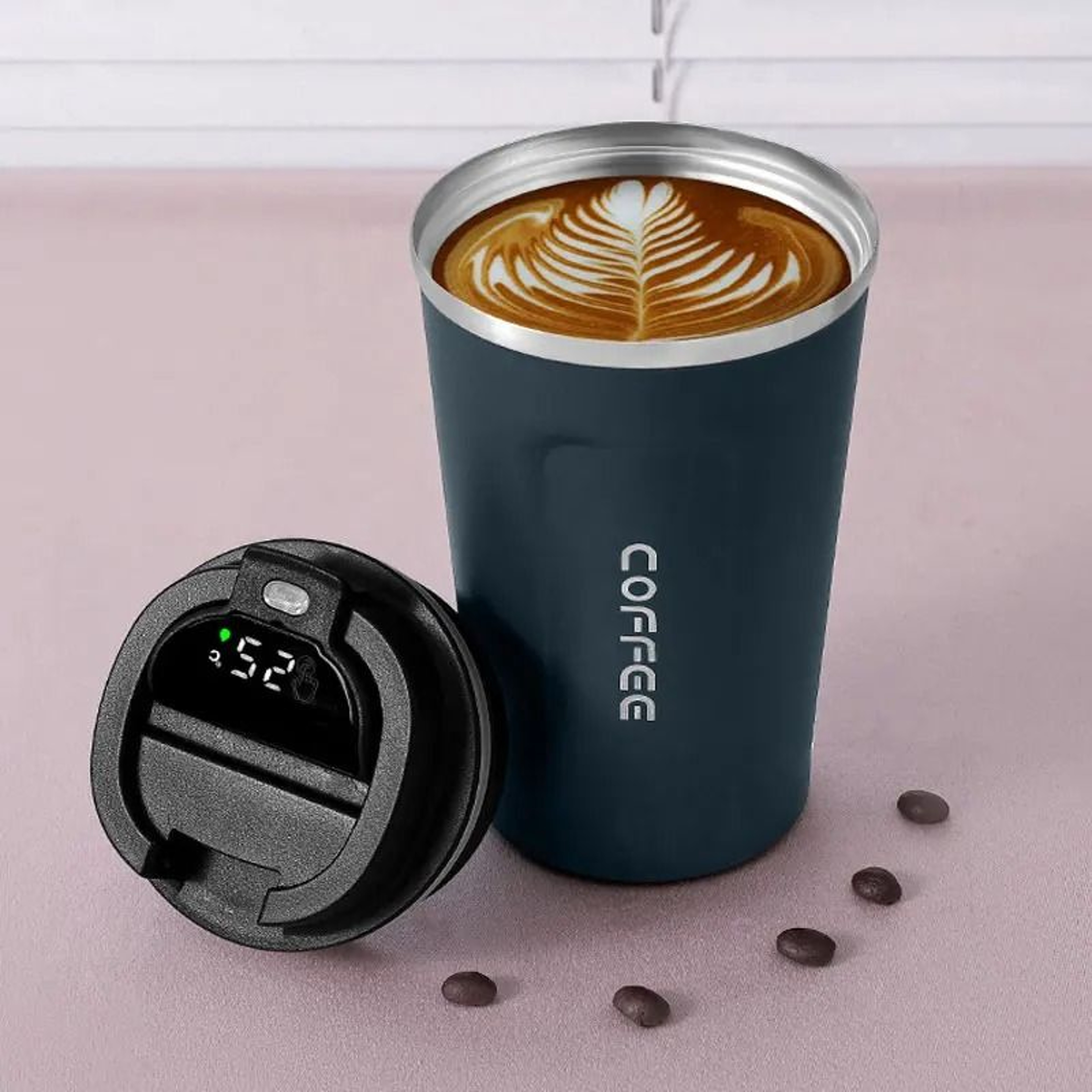 Smart Stainless Steel Tumbler With Temperature Display 10
