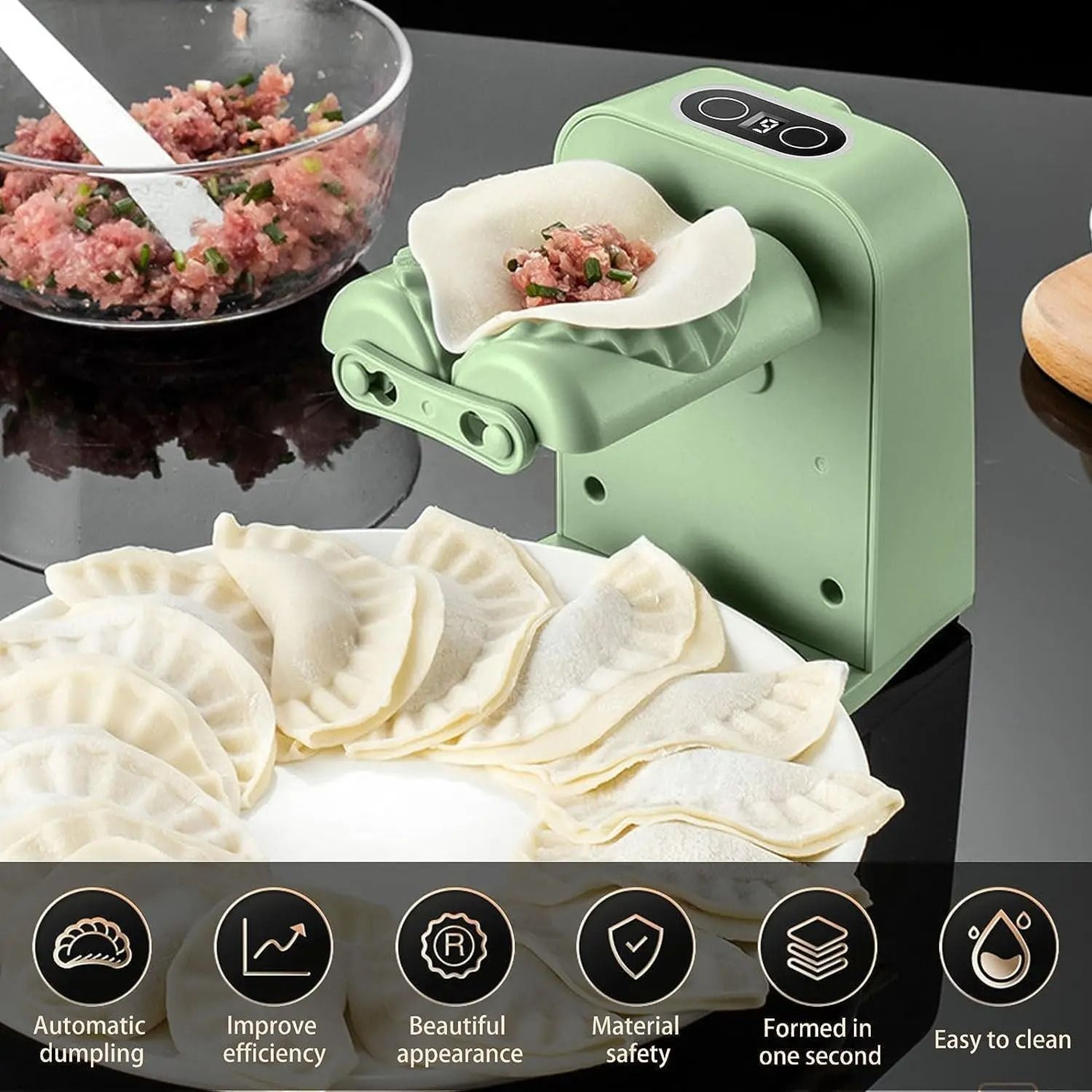 Electric Automatic Dumpling  Empanada Maker Machine 1