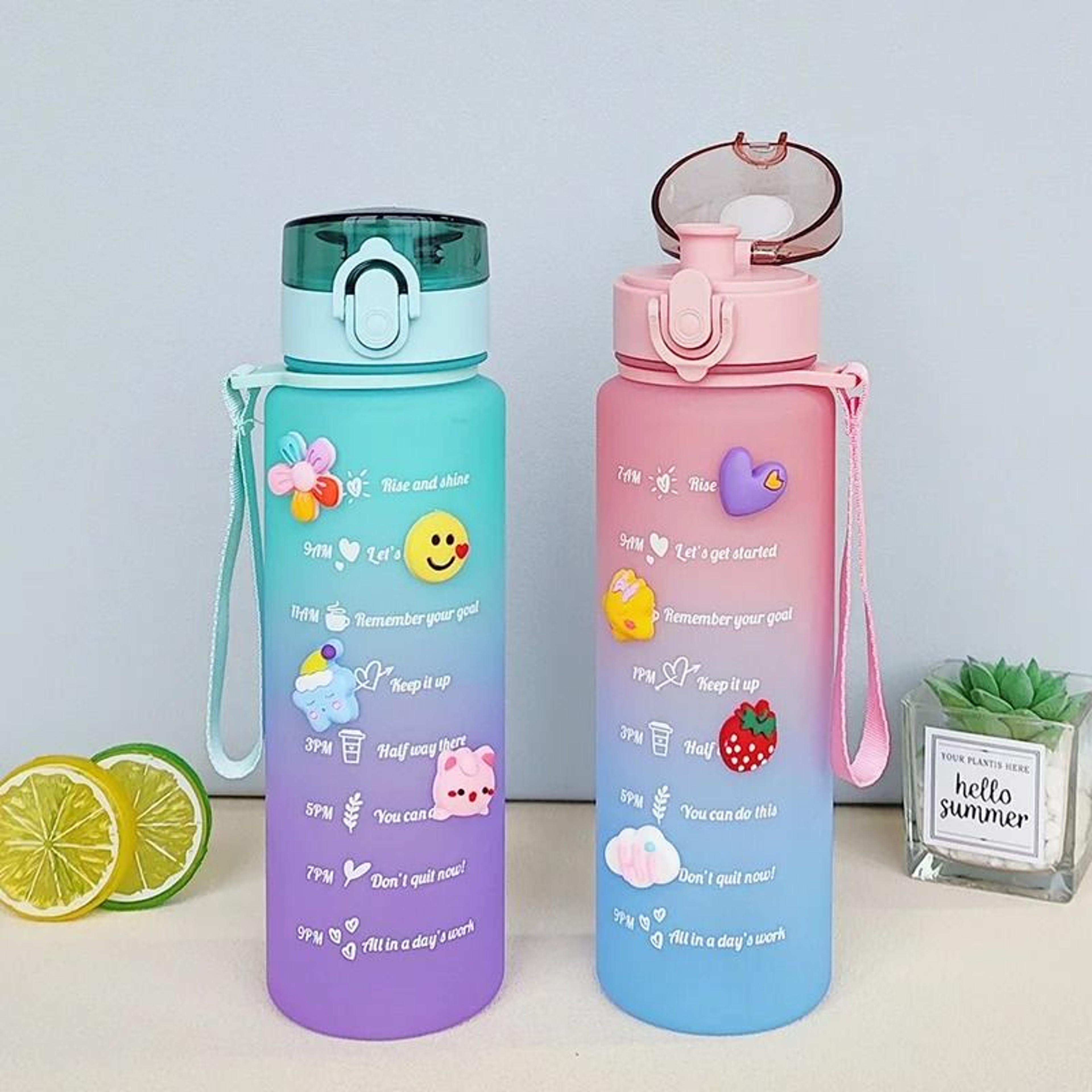 900ML HighPerformance Gradient Sports Water Bottle 1