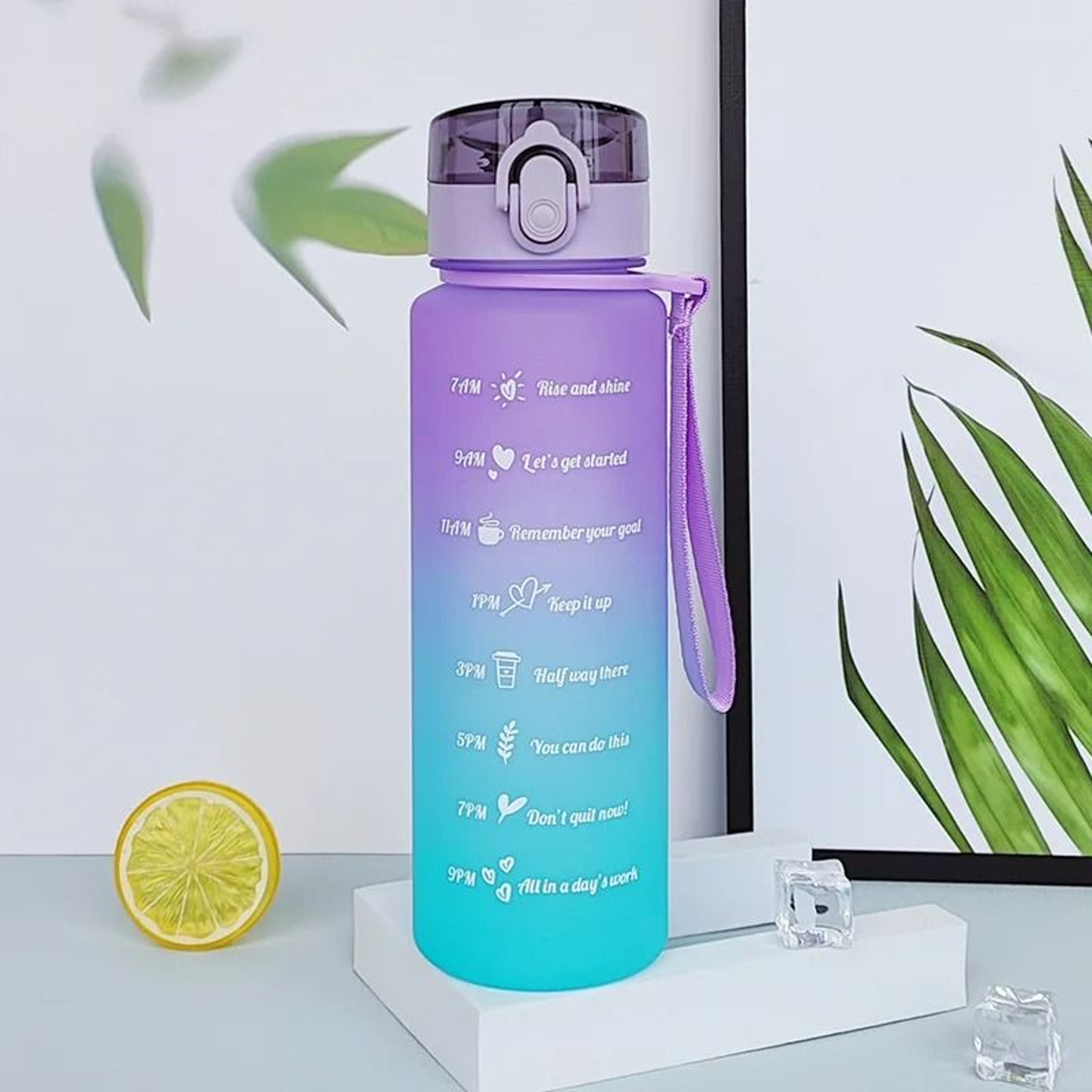 900ML HighPerformance Gradient Sports Water Bottle 7
