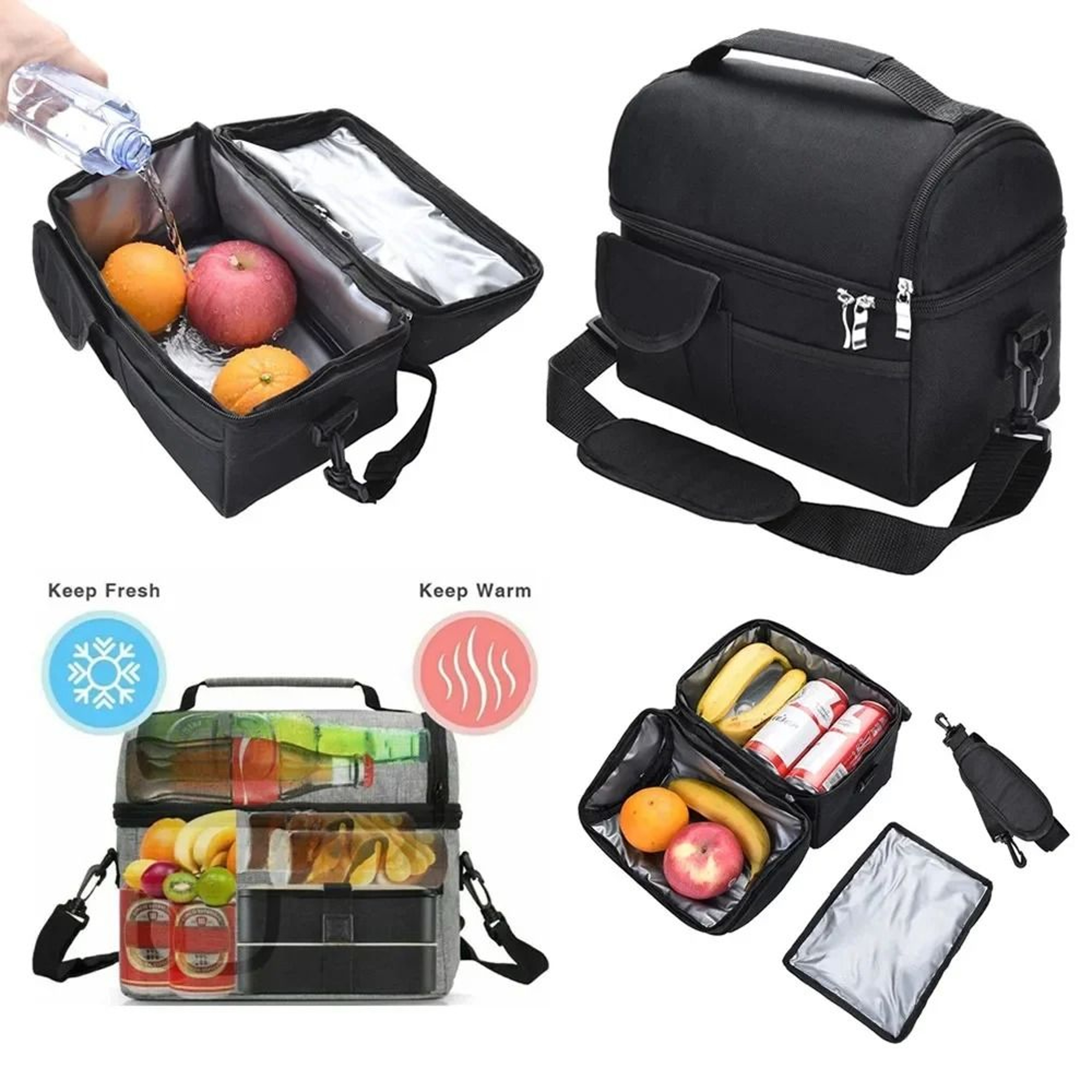 Portable Leakproof Insulation Lunch And Storage Bag 2