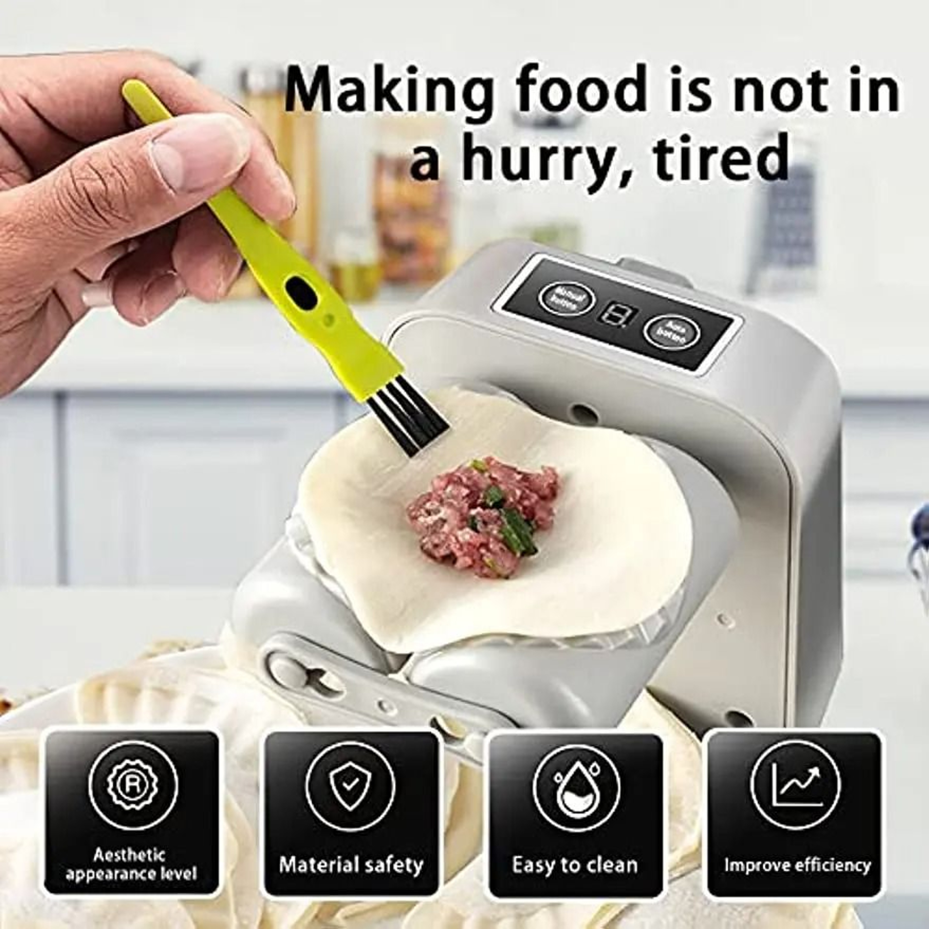 Electric Household Automatic USB Charging Dumpling Maker Machine 2