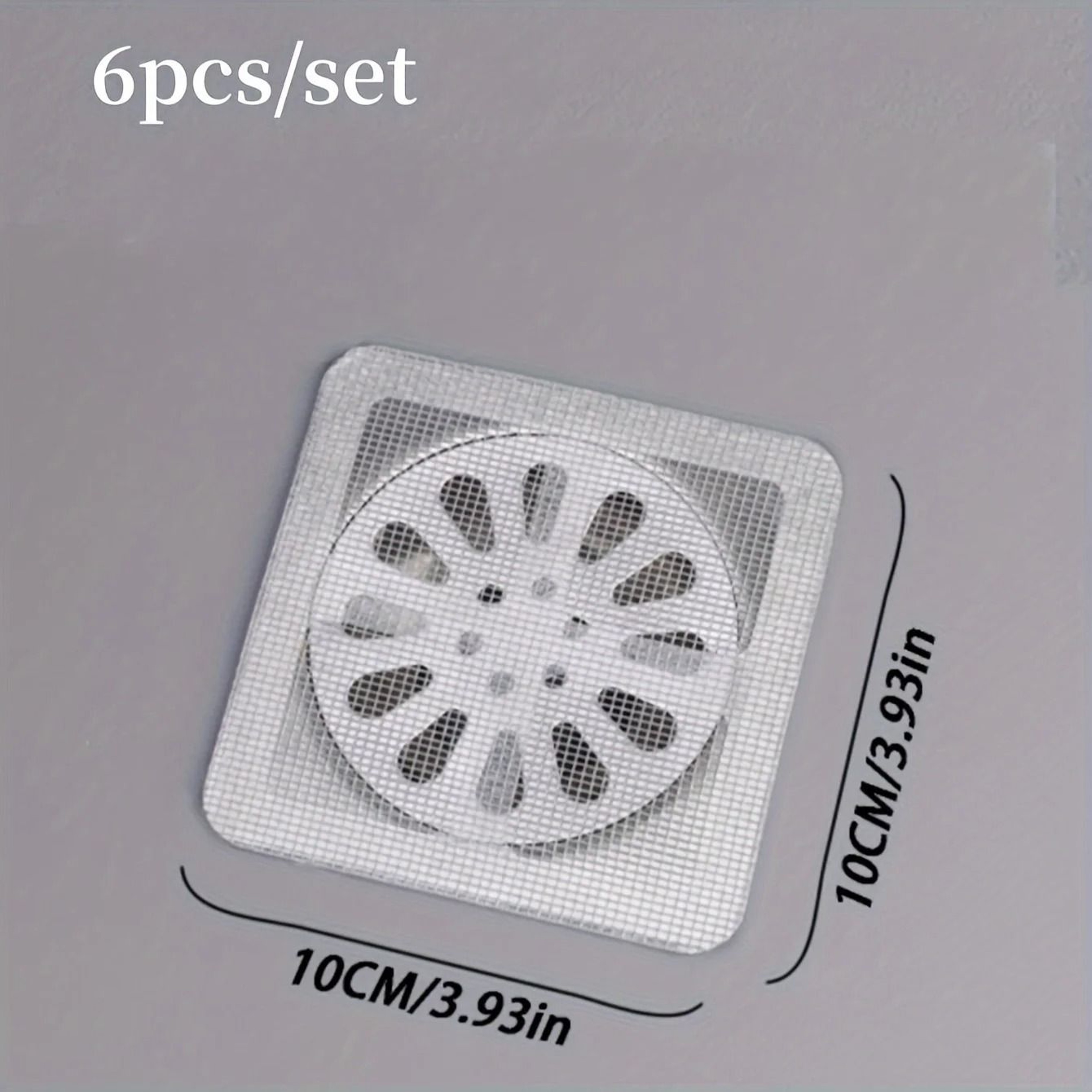 Shower Drain Hair Catcher Mesh Filter Stickers 2