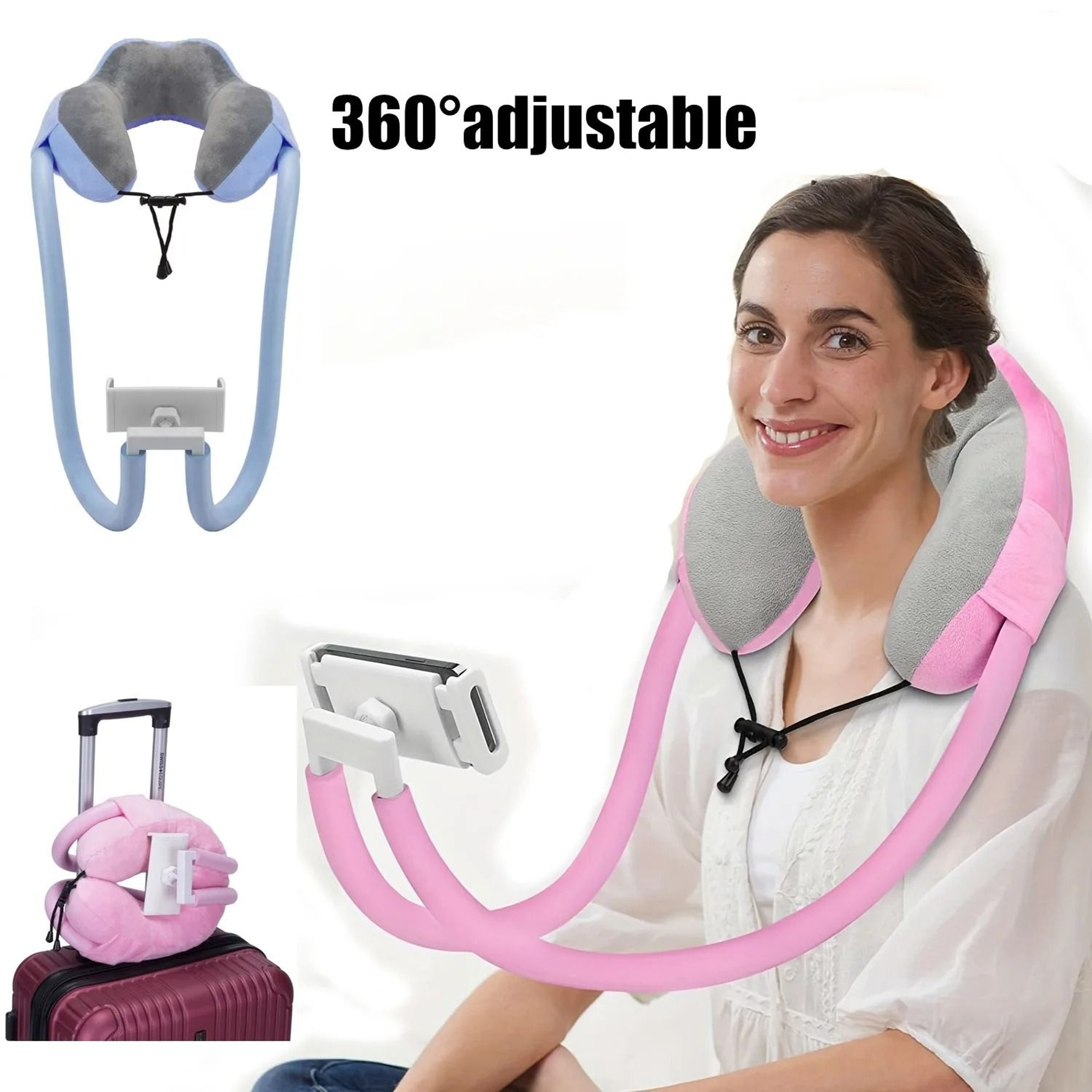 Universal Flexible Lazy Mobile Phone Holder Desktop Mount Bracket 0