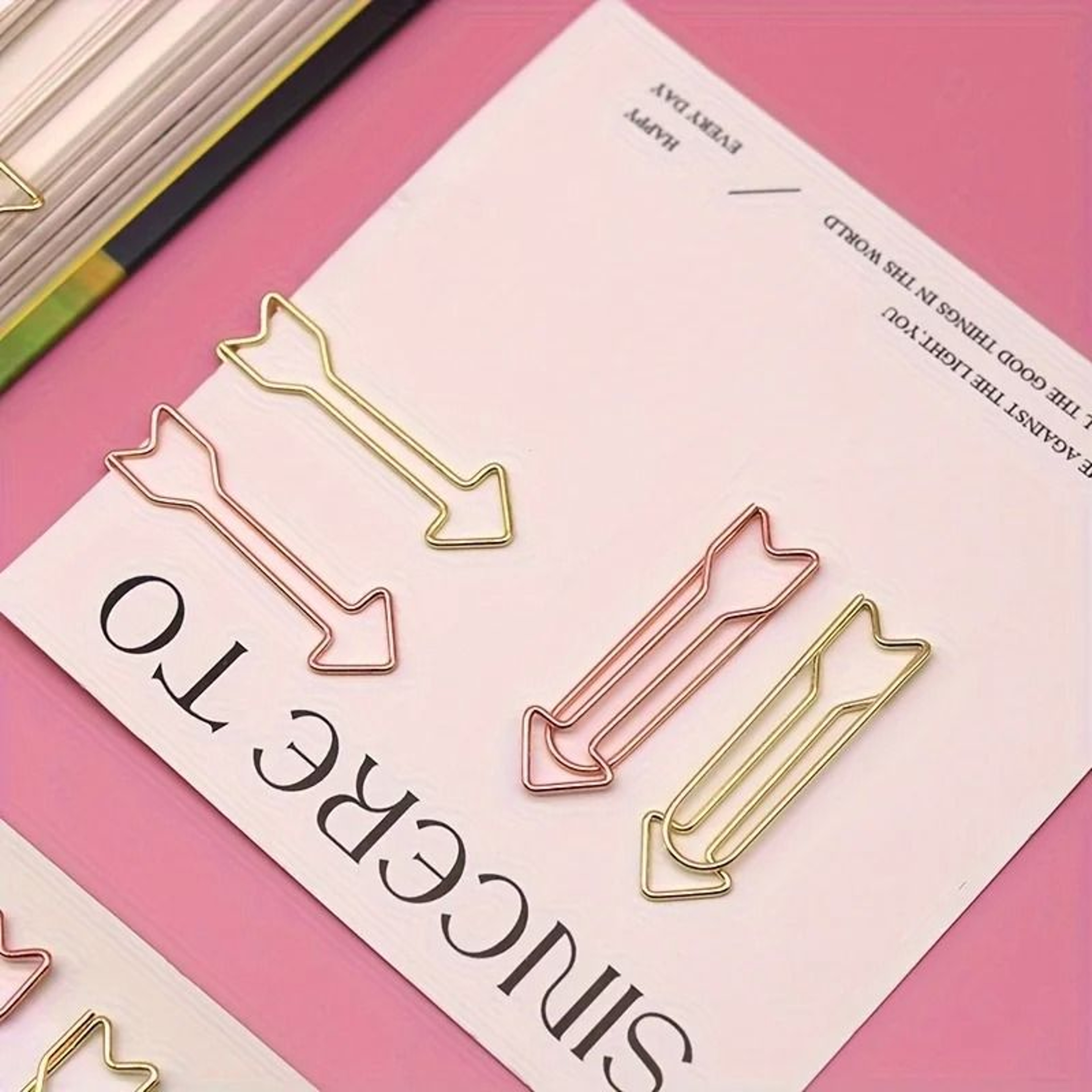 Professional ArrowShaped Metal Paper Clips For Office Organization 3
