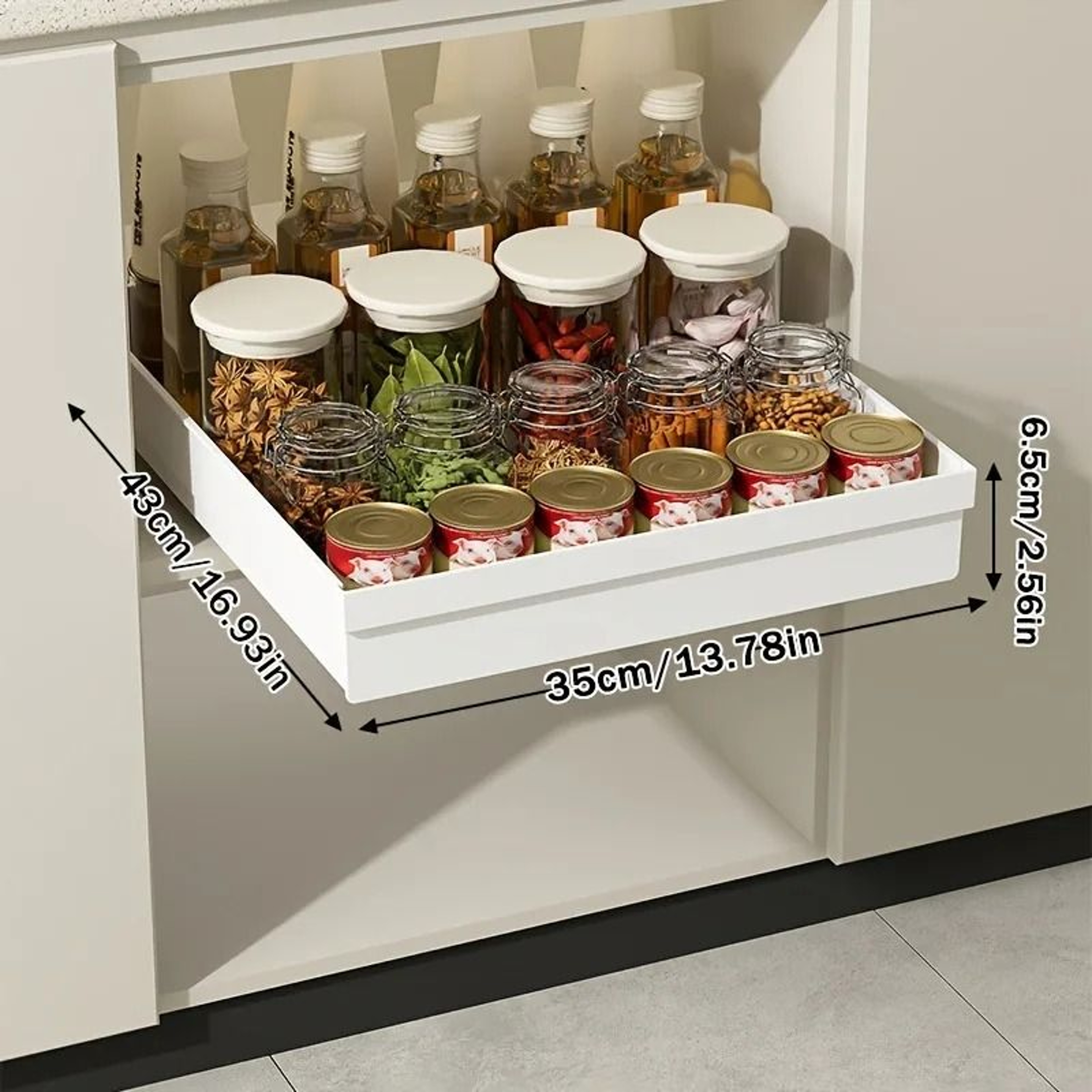 NoDrill Magic Tray Slideout Organizer 5