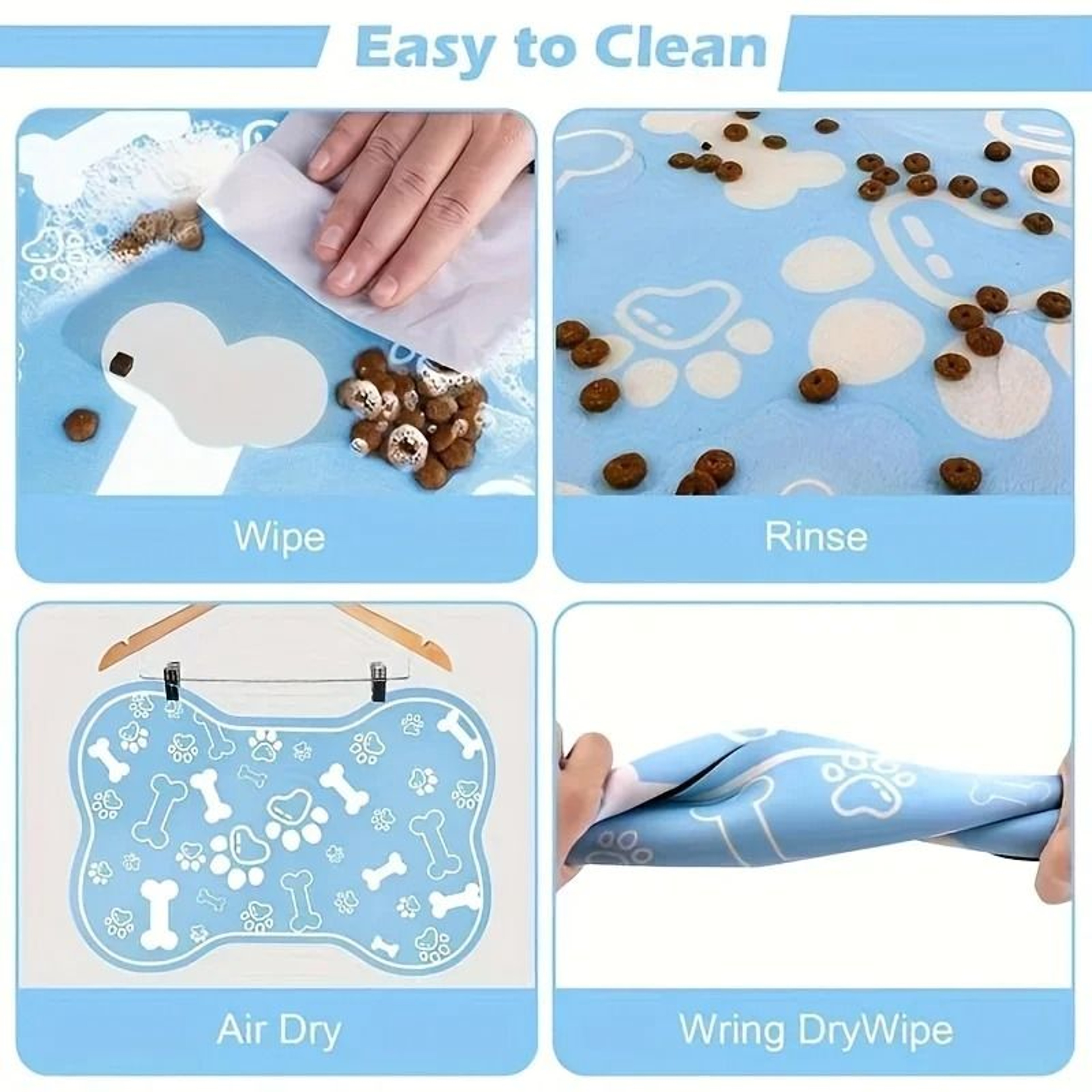 Durable NonSlip Pet Feeding And Floor Protection Mat 5