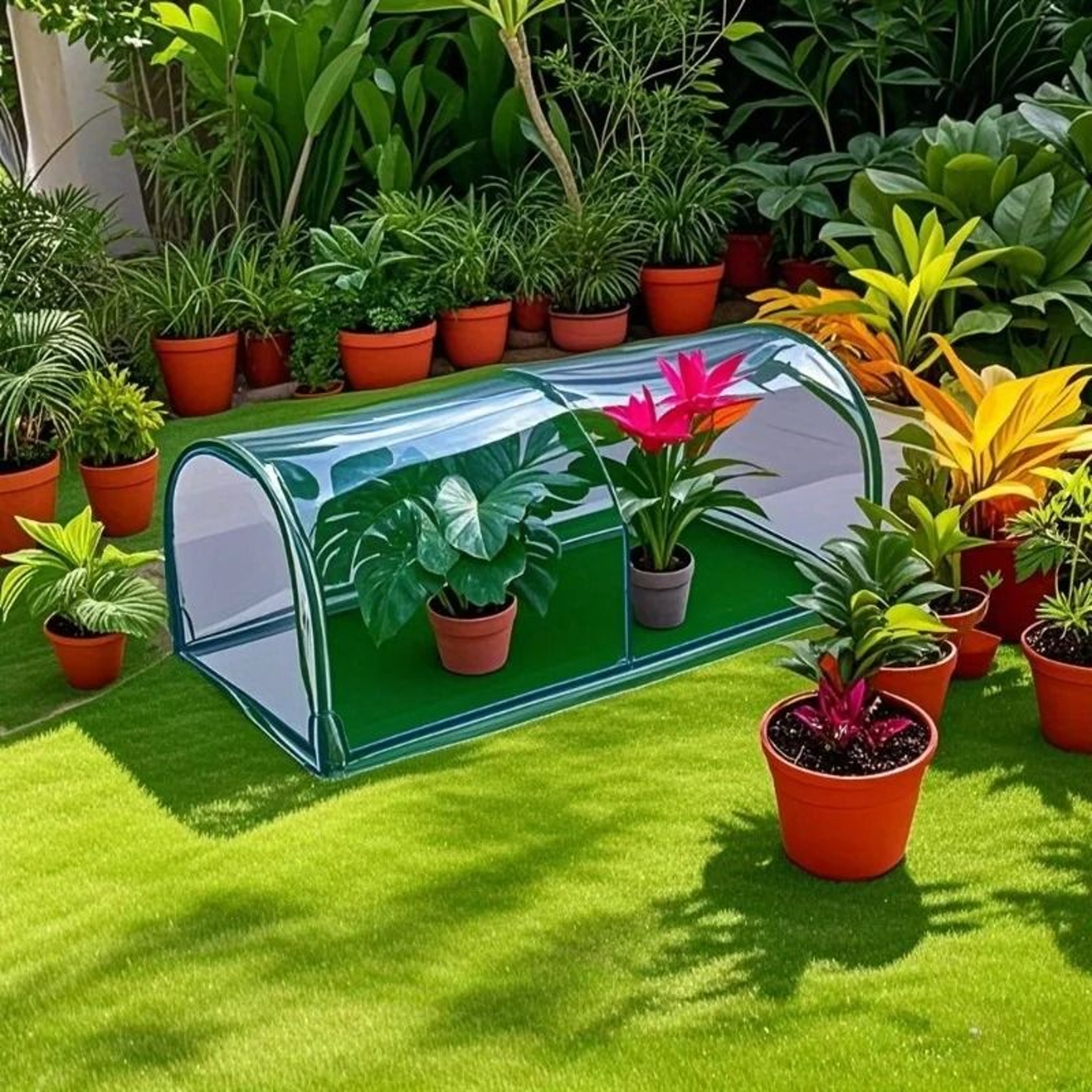 Transparent Plastic Greenhouse And Plant Tent Cover 3