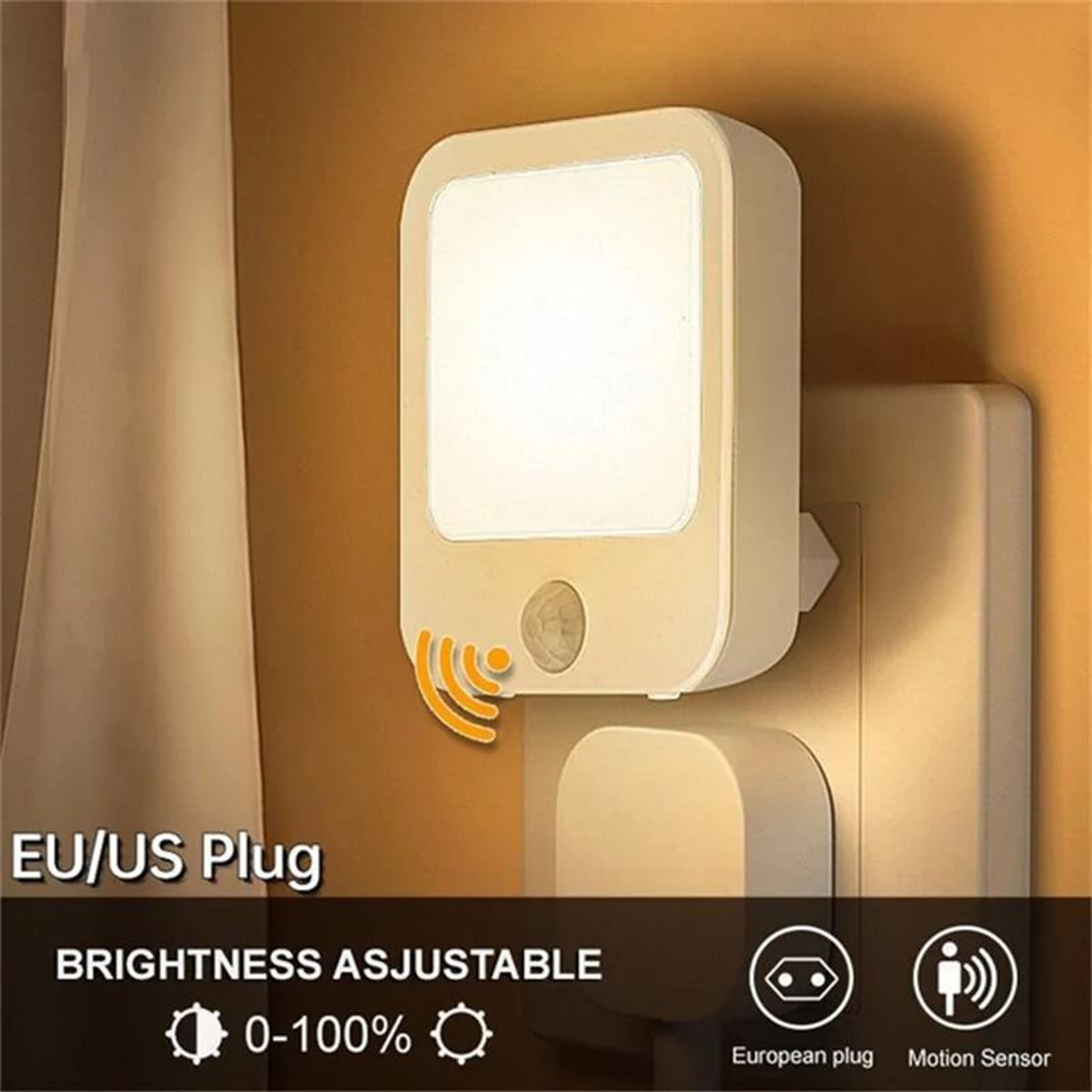 Dimmable Motion Sensor LED Night Light 0