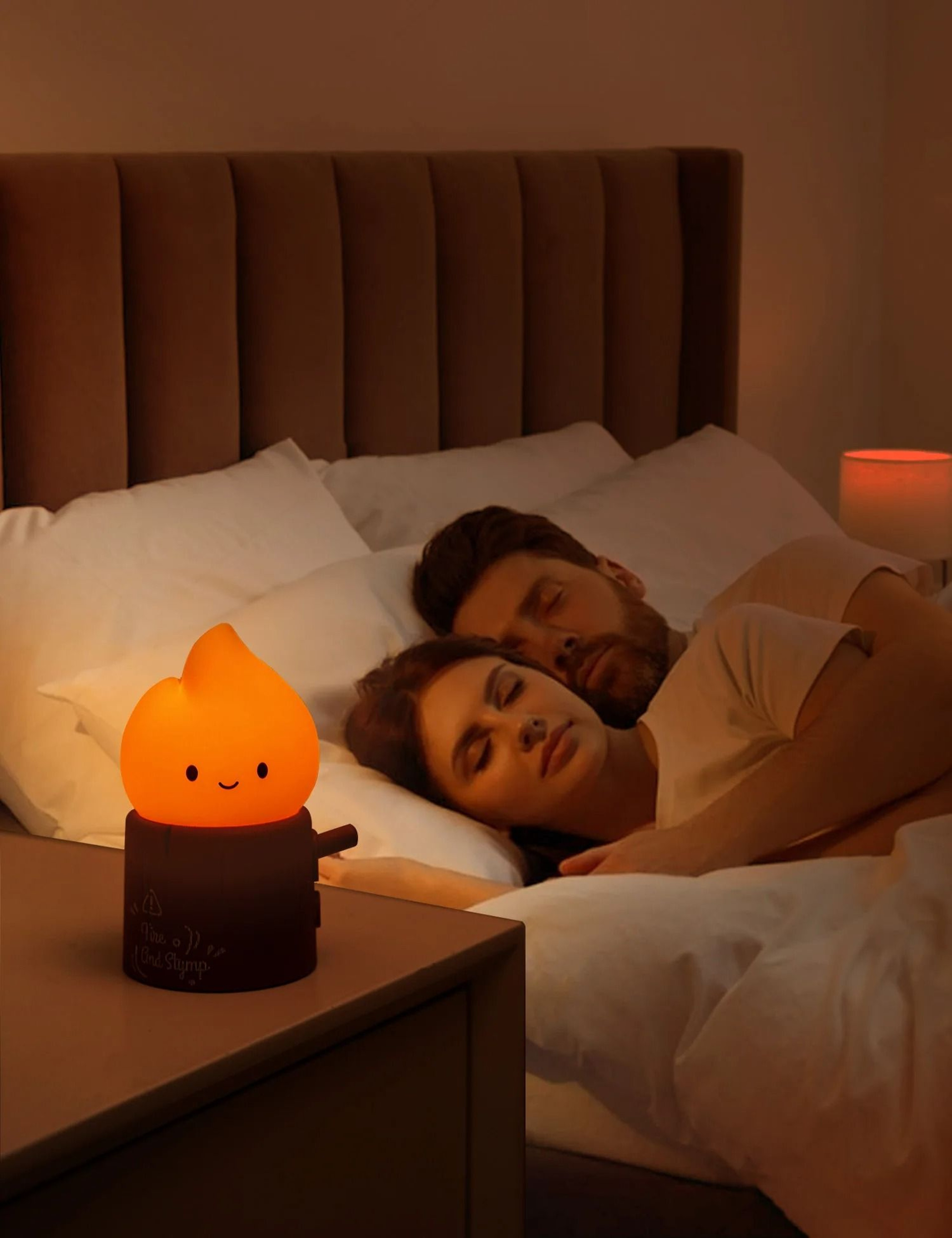Dimmable Flameless Candle Sleeping Night Light 3