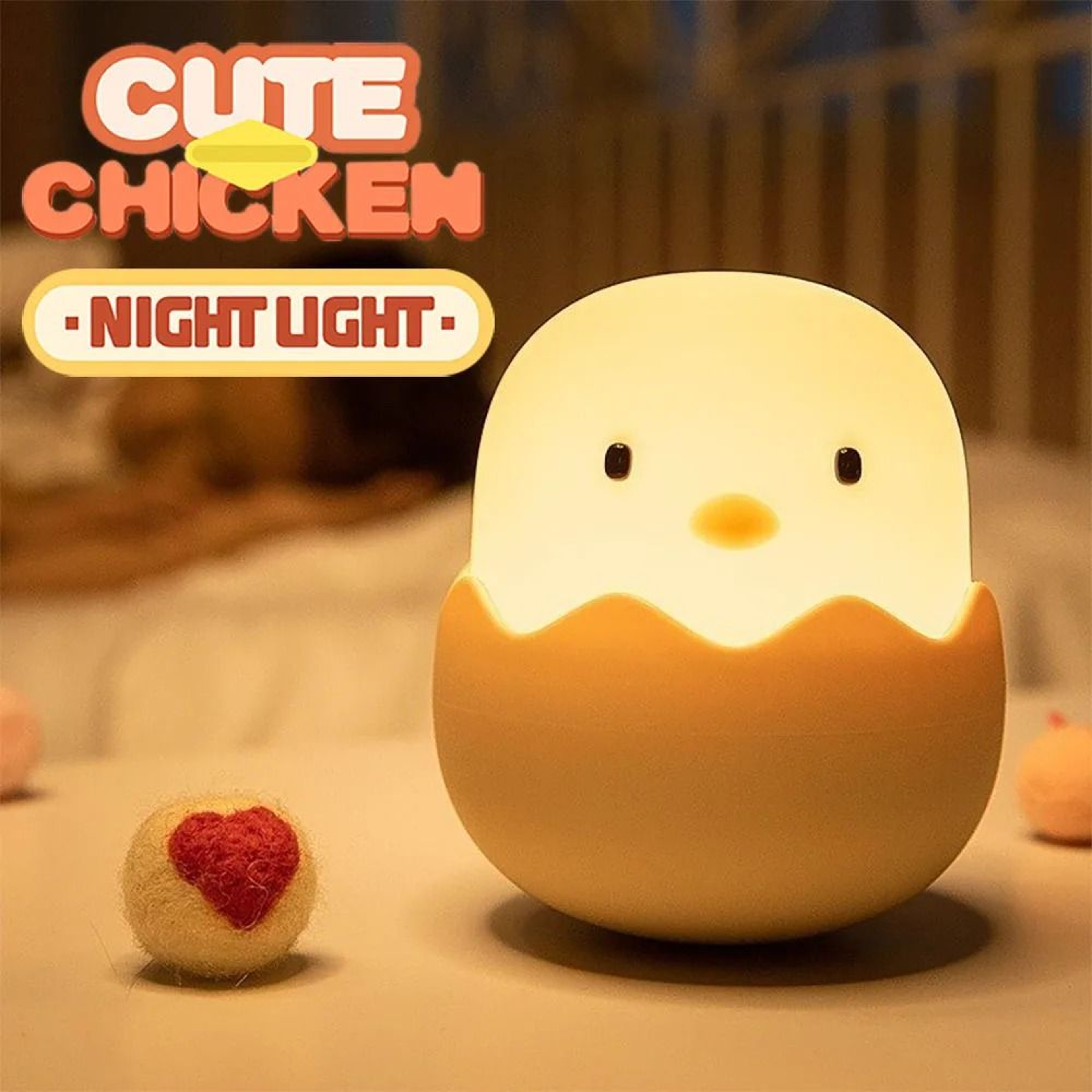 Rechargeable Duck Silicone Night Light 0