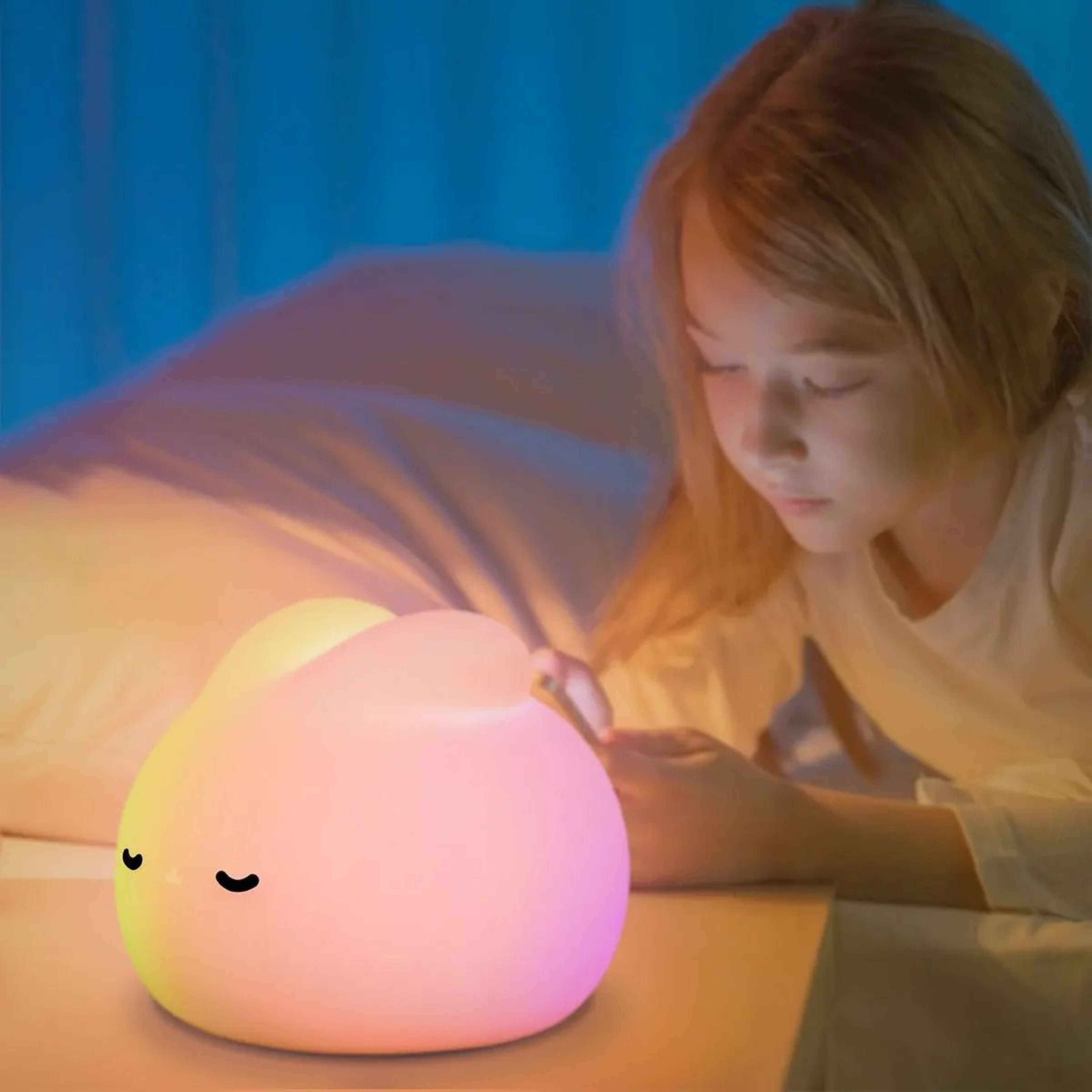 Cute Rabbit Silicone Night Light For Kids 3