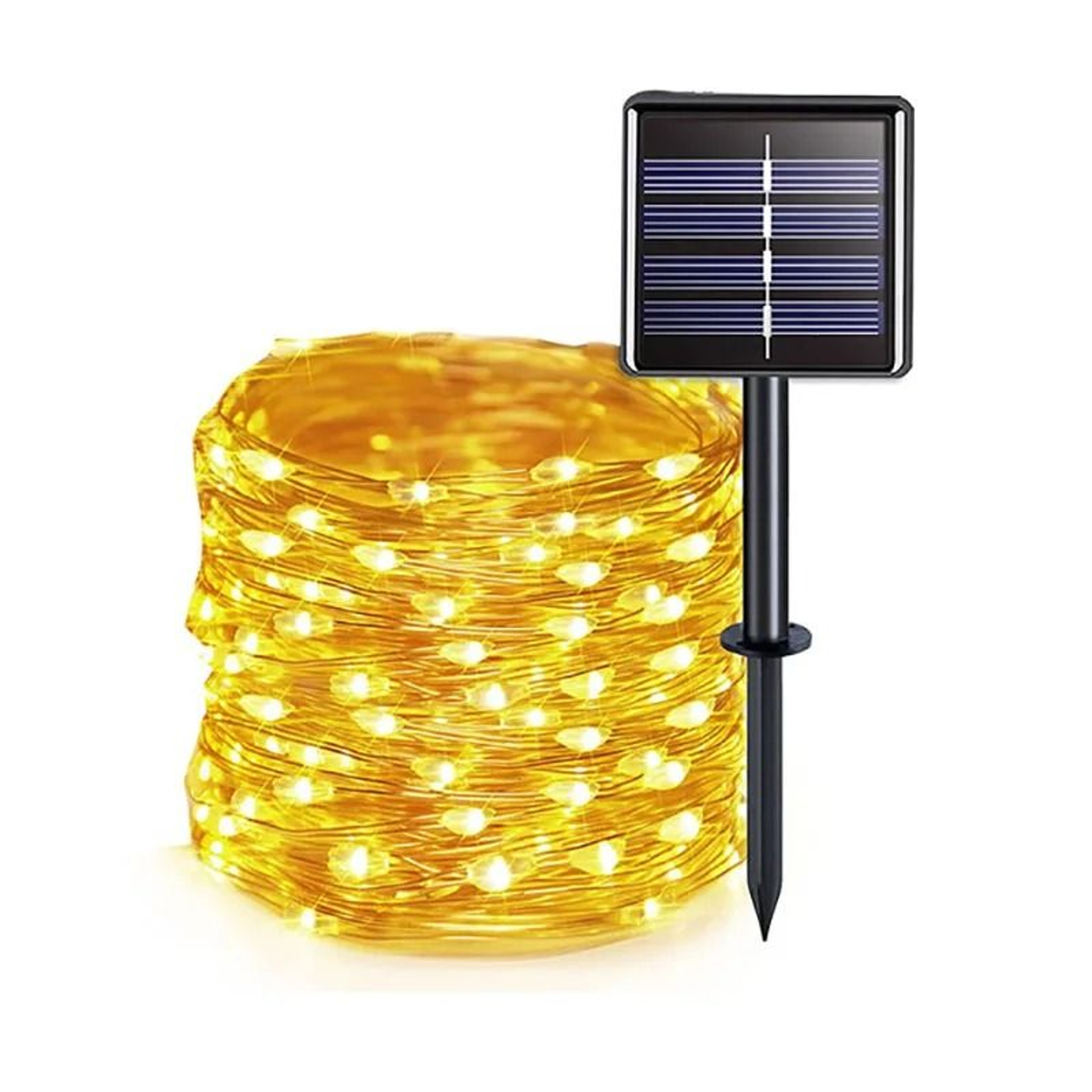 Solar Outdoor Copper Wire Fairy Lights 8