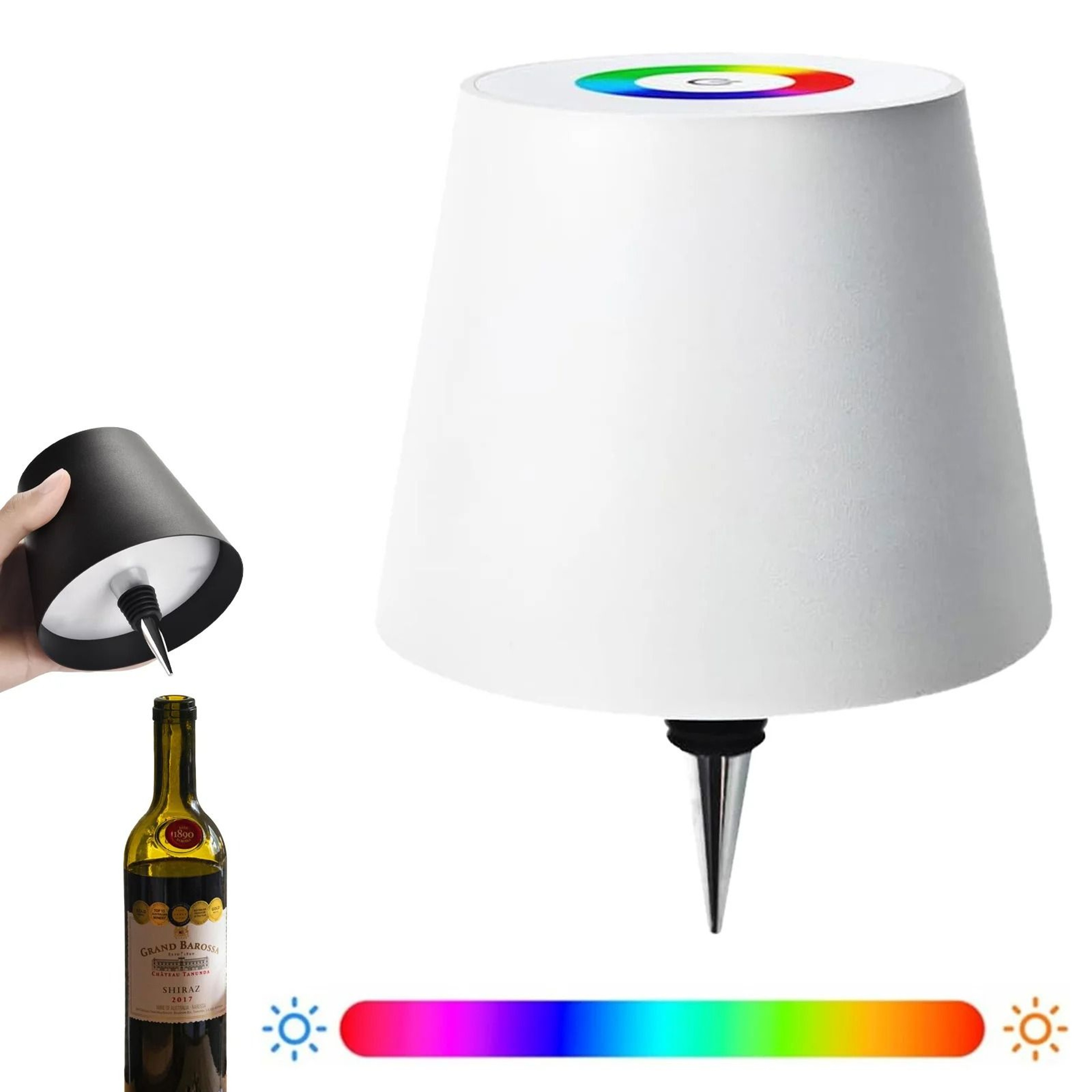 BANDIAN Portable Wine Bottle Lamp Head 0