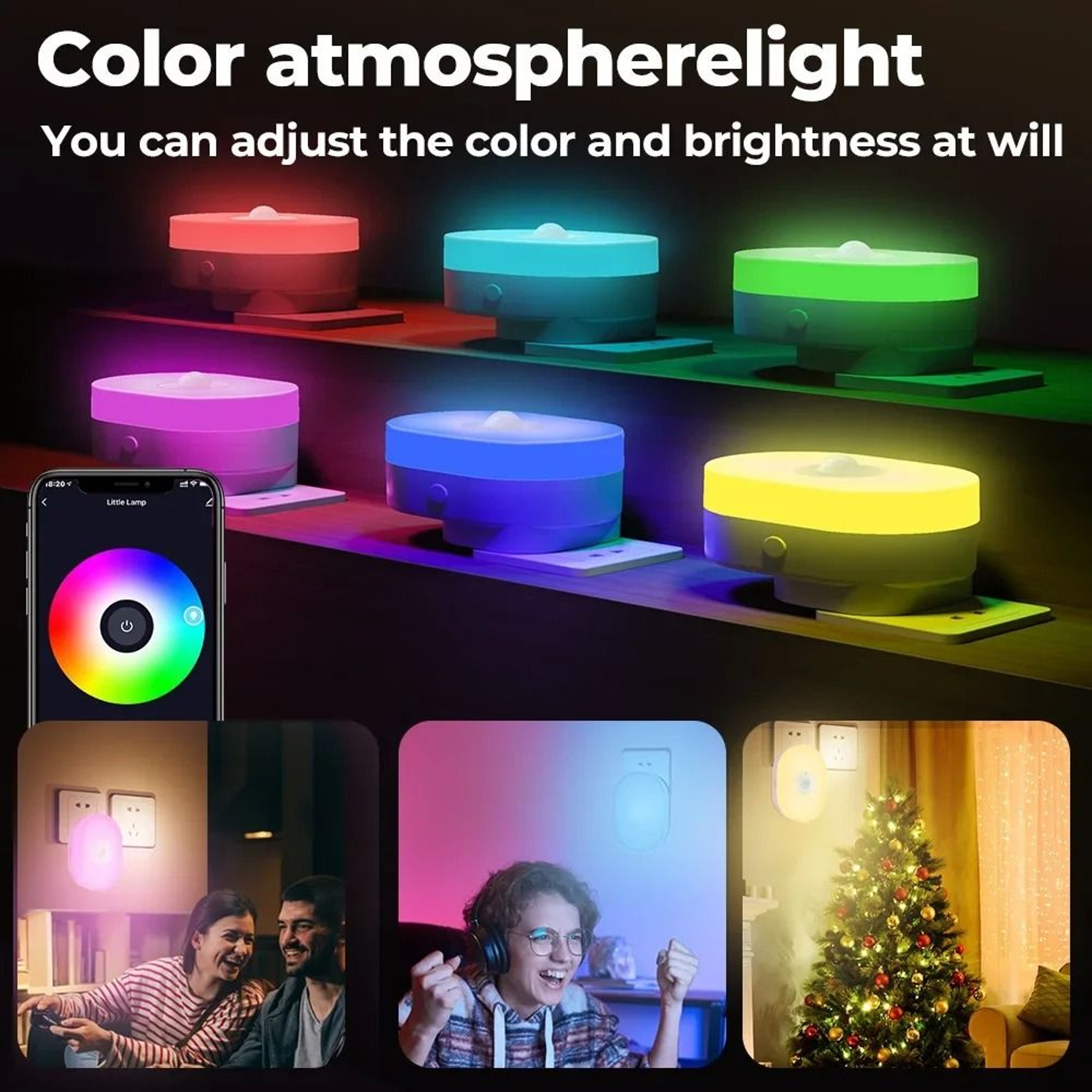 WiFi Tuya Smart LED Night Light With PIR Motion Sensor 2