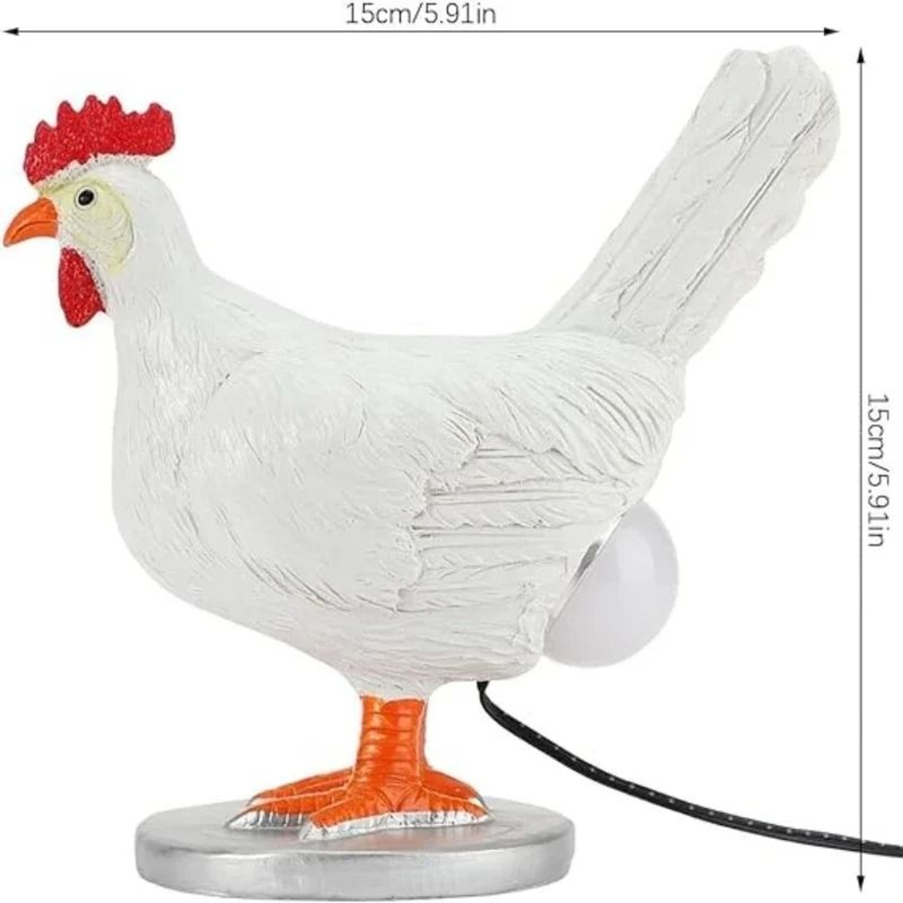 Simulated Animal Creative Chicken Night Light 5