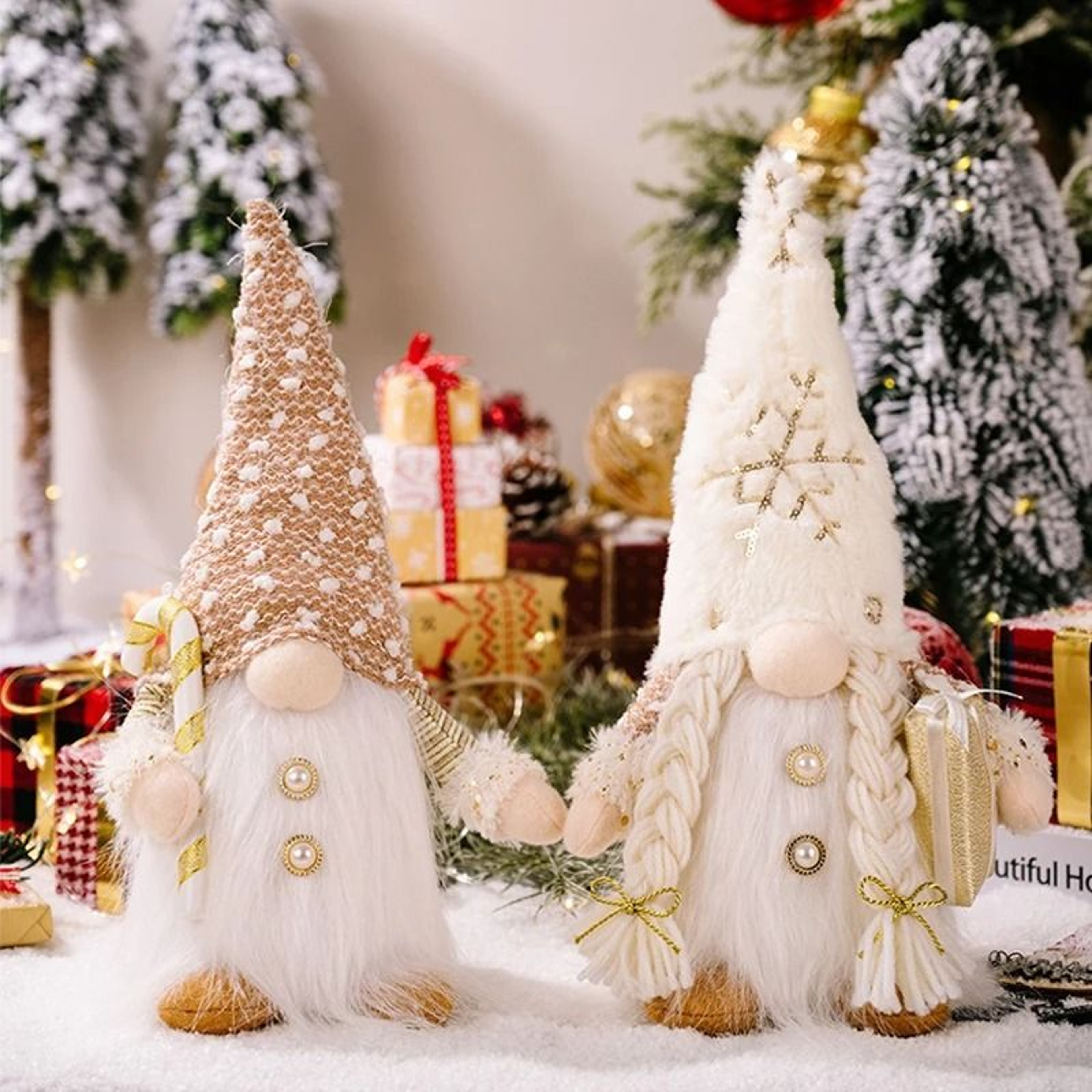 Gnome Christmas Decorations Light Bedroom Ornaments 0
