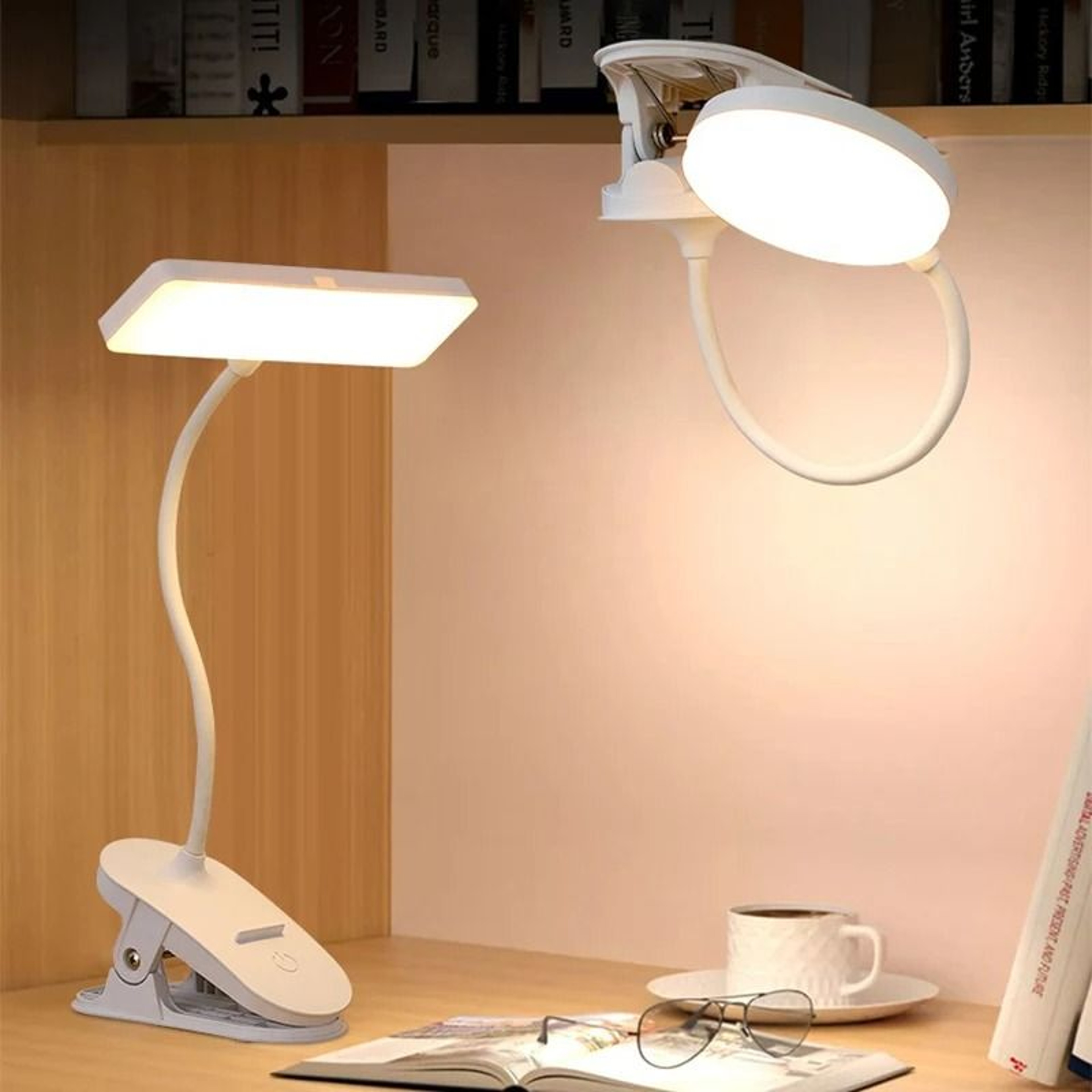 Rechargeable LED Eye Protection Clip Desktop Lamp 1