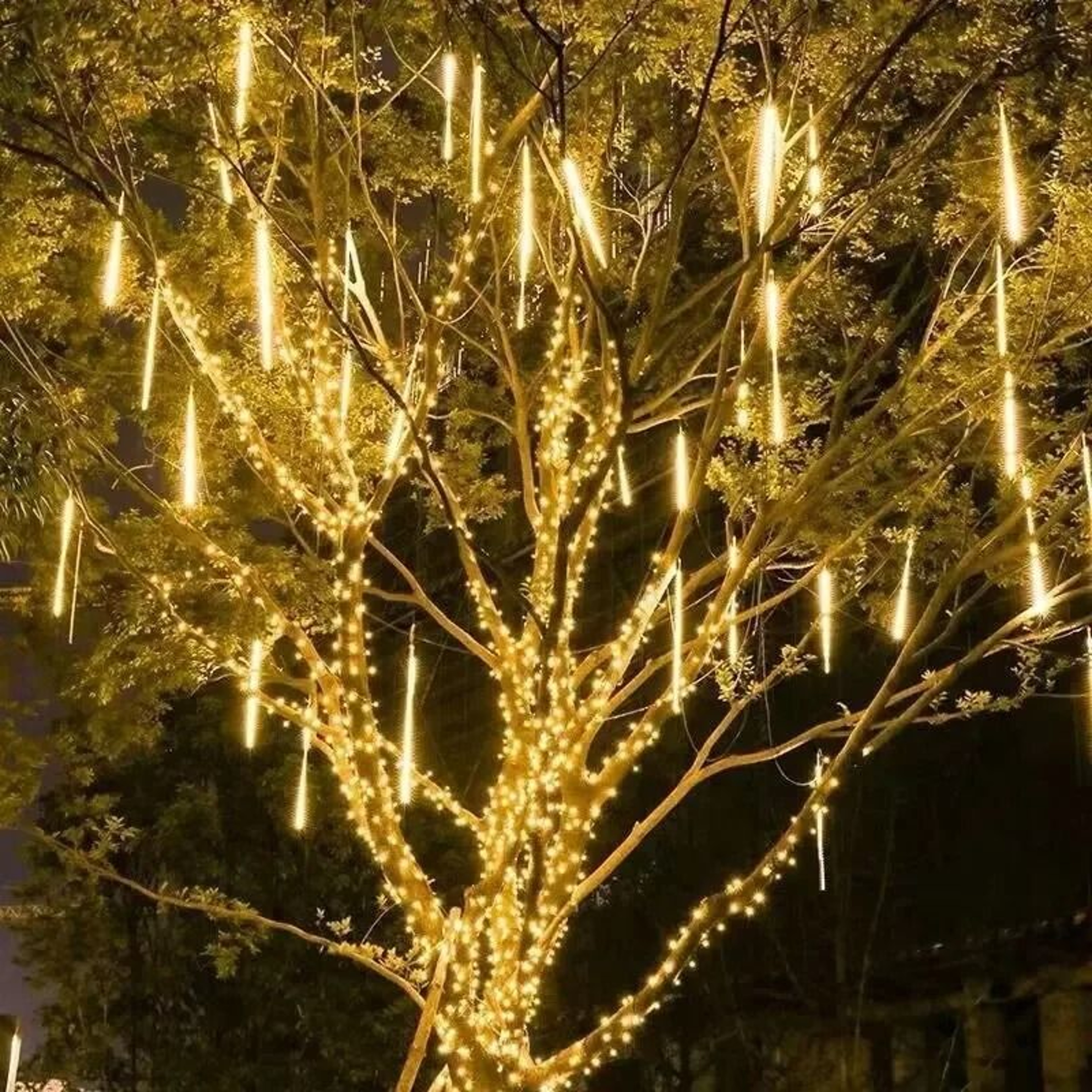 LED Meteor Shower Outdoor Waterproof Lights 1