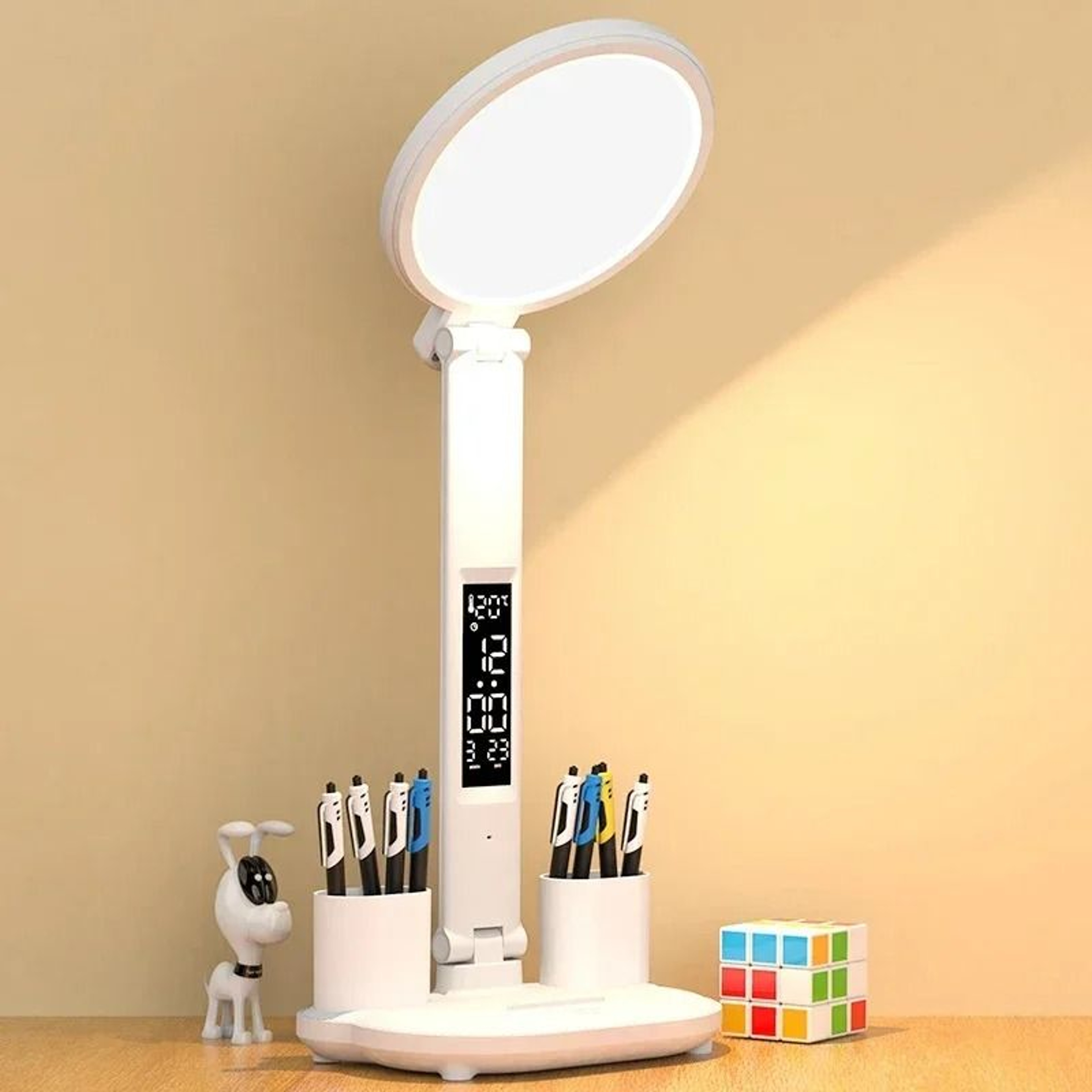 Rechargeable Multifunction Study Desk Lamp With Fan 6