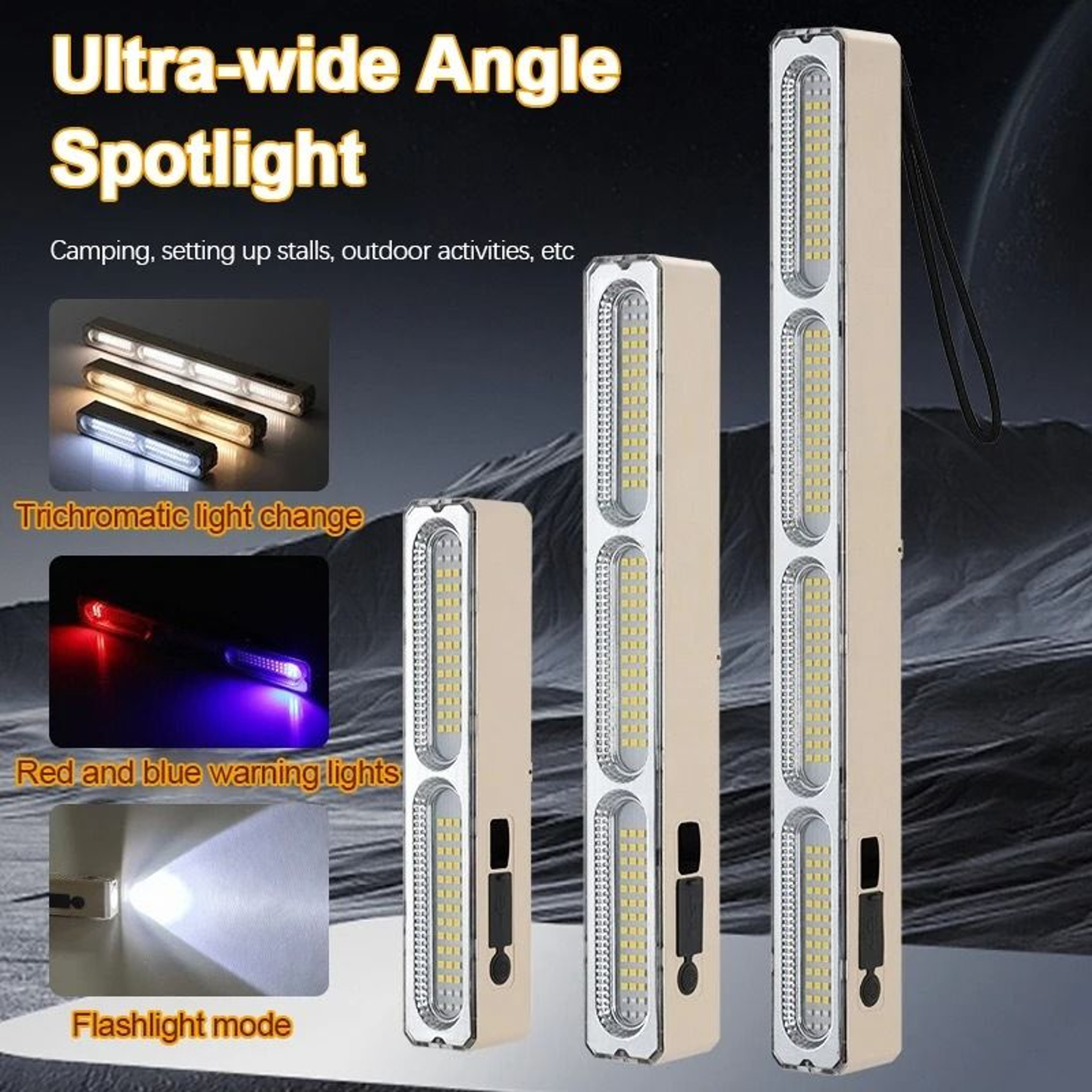 Multifunctional Intelligent LED Rechargeable Night Light 0