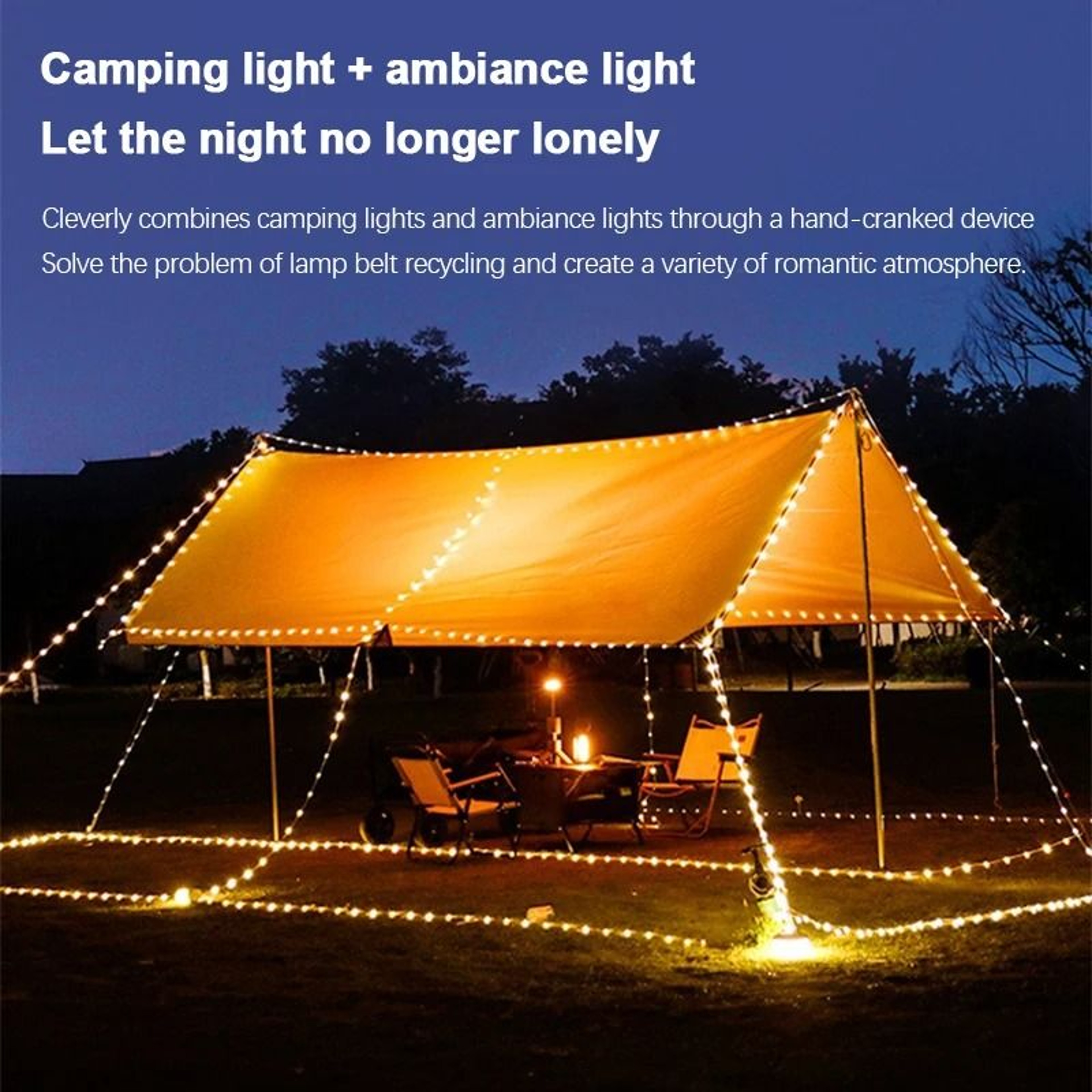 Star River Portable Waterproof Camping String Light 2