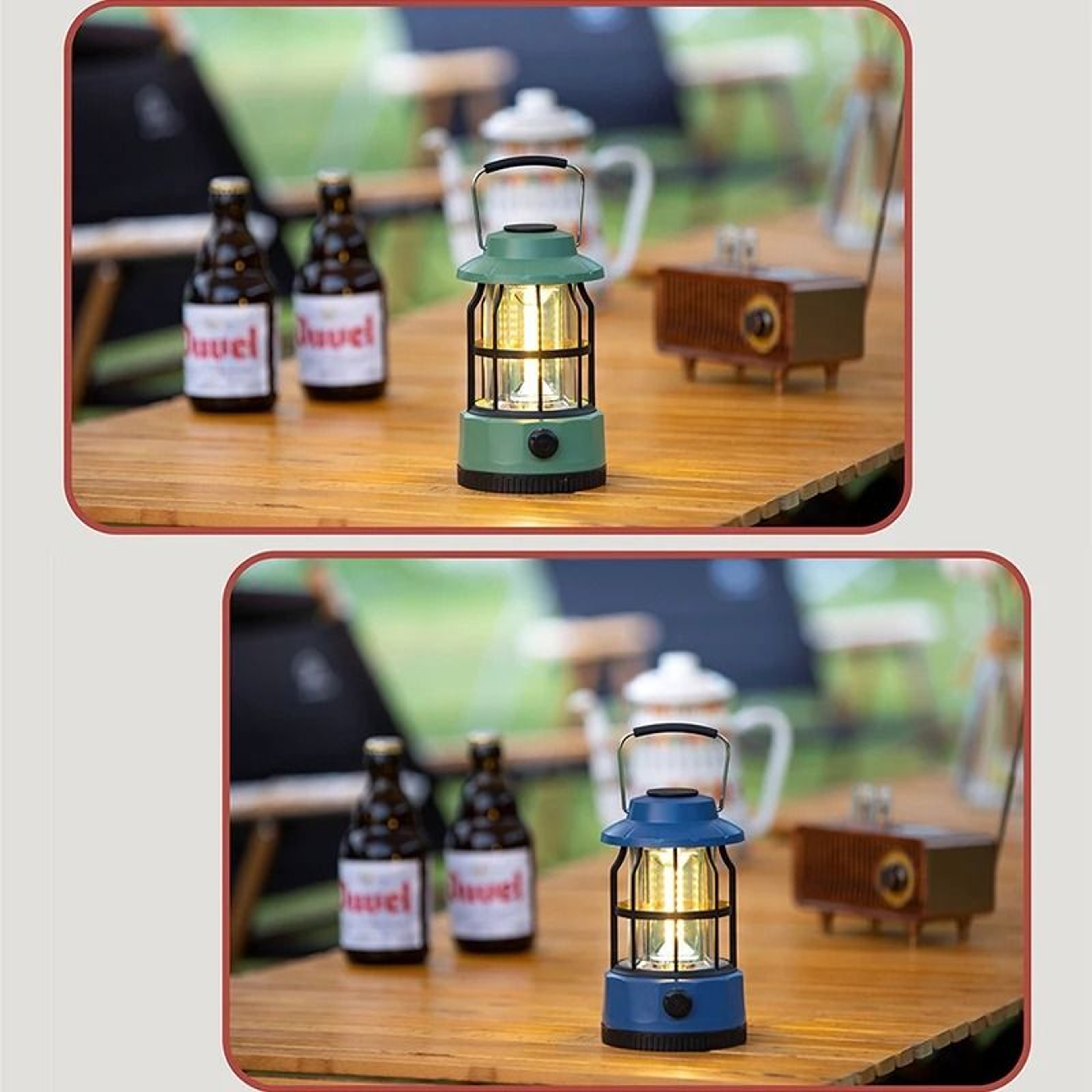 Portable Retro LED Camping Lantern 5