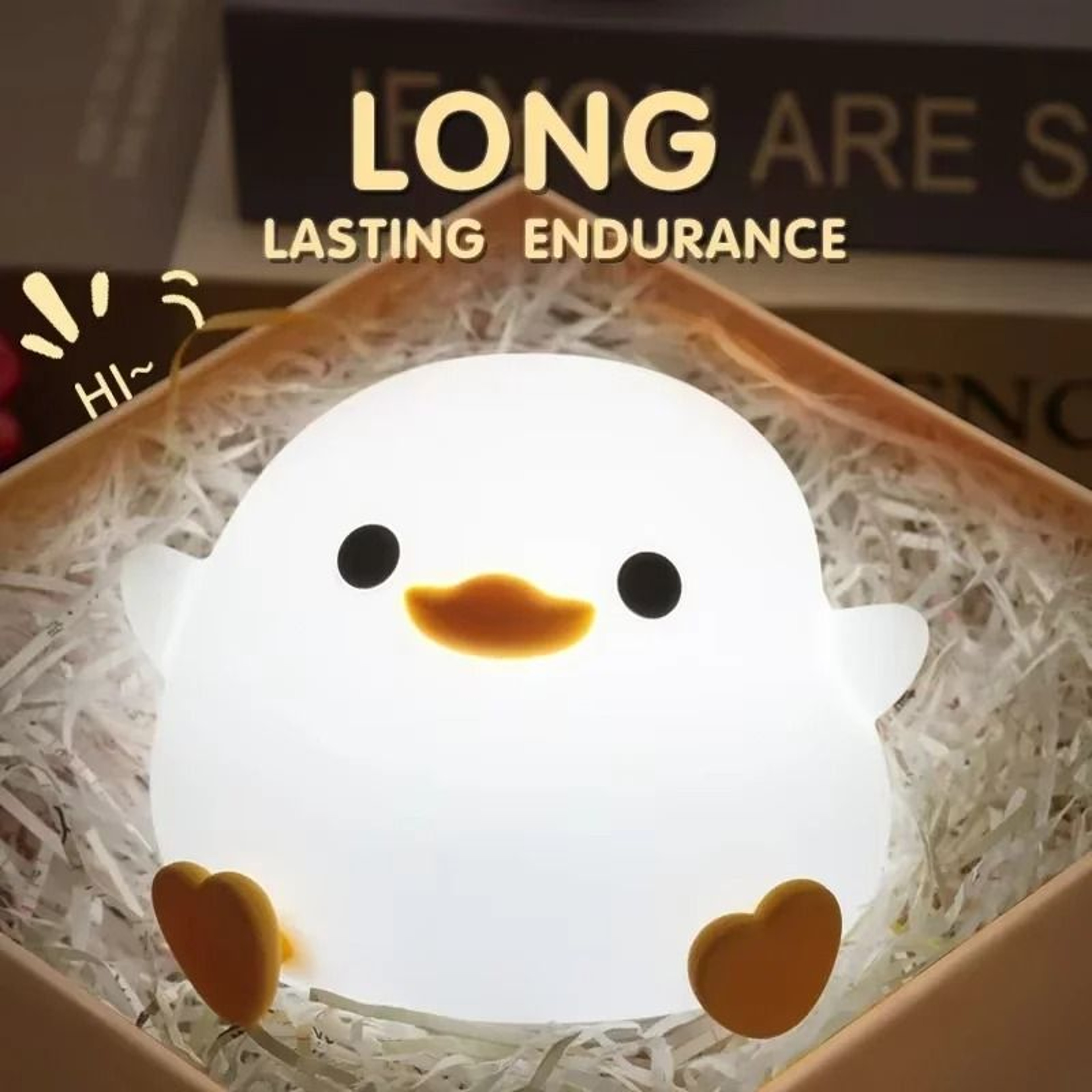 Rechargeable DoDo Duck Silicone Night Light 3