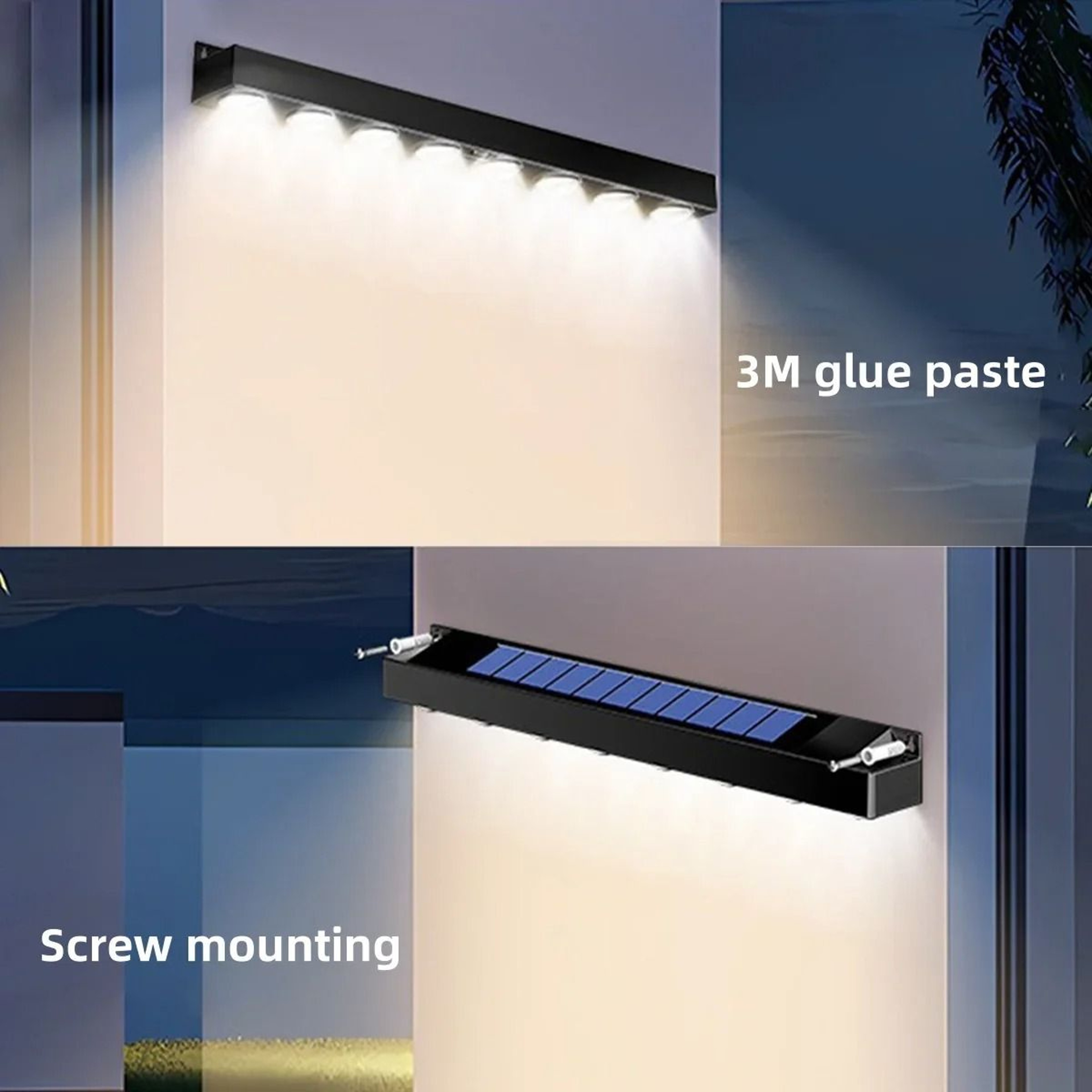 Outdoor Waterproof LED Solar Wall Light 4