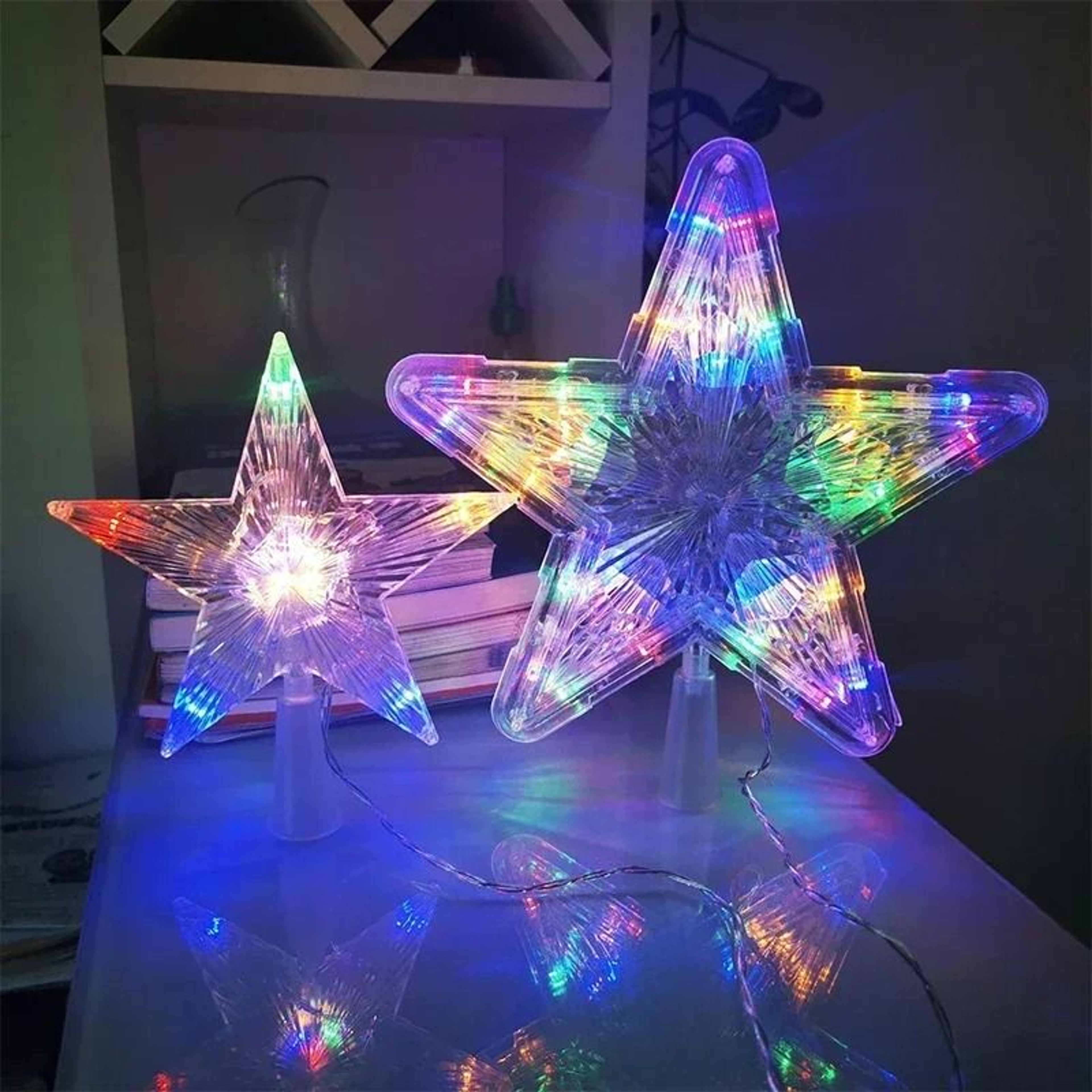 LED Pentagram Luminous Christmas Star 7