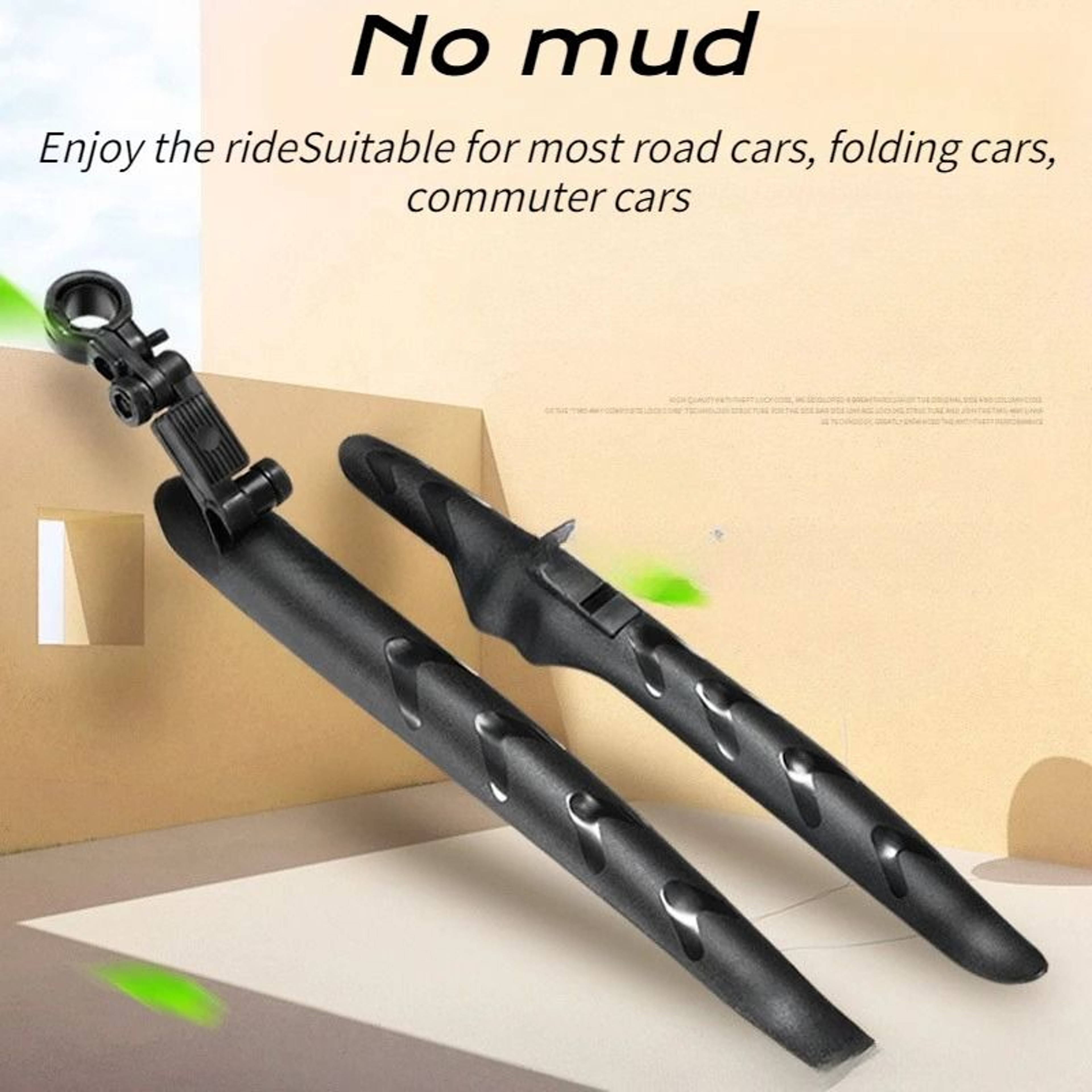 Bicycle QuickRemoval Mudguard Set 1 Pair 1