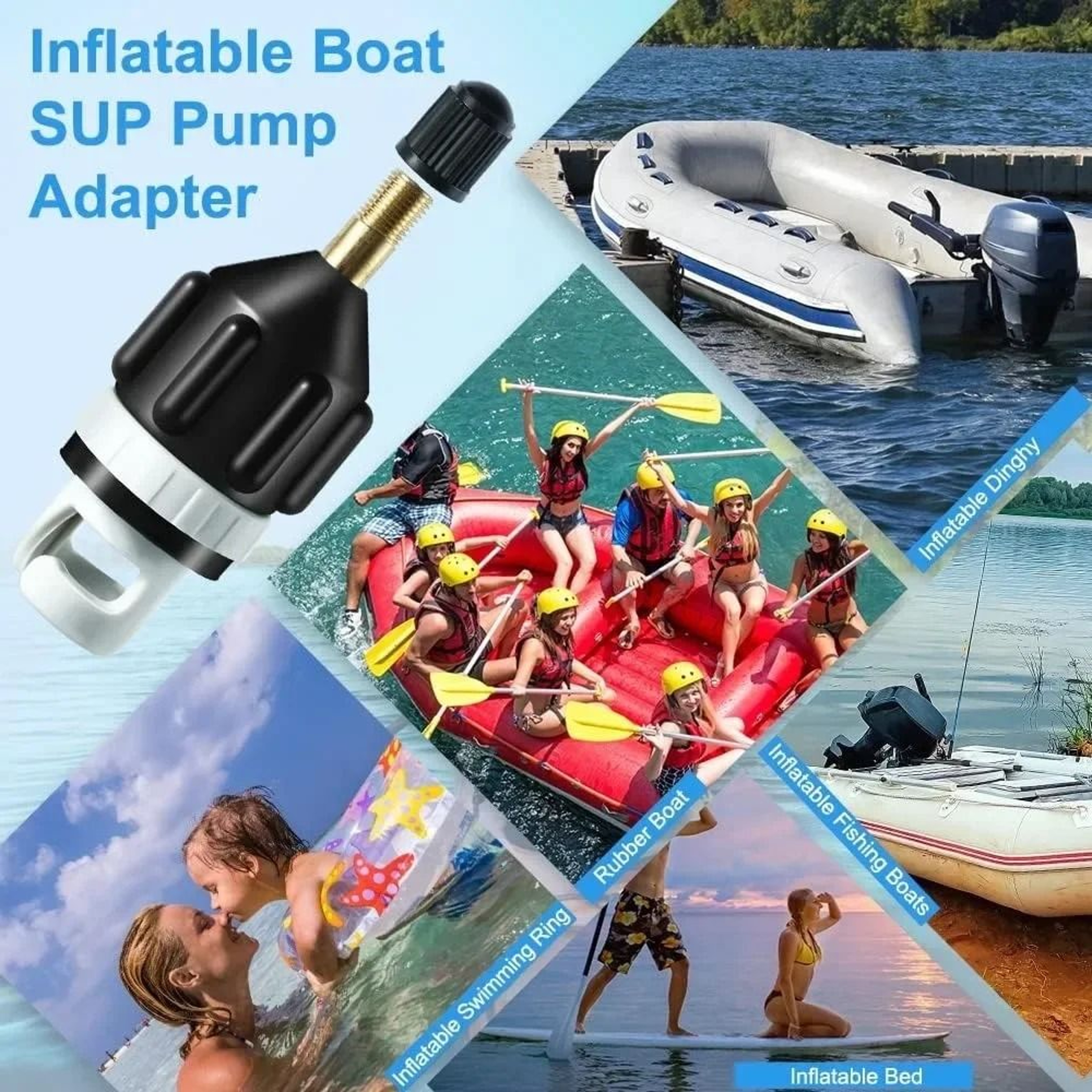 Premium Inflatable Boat  SUP Pump Adapter 5